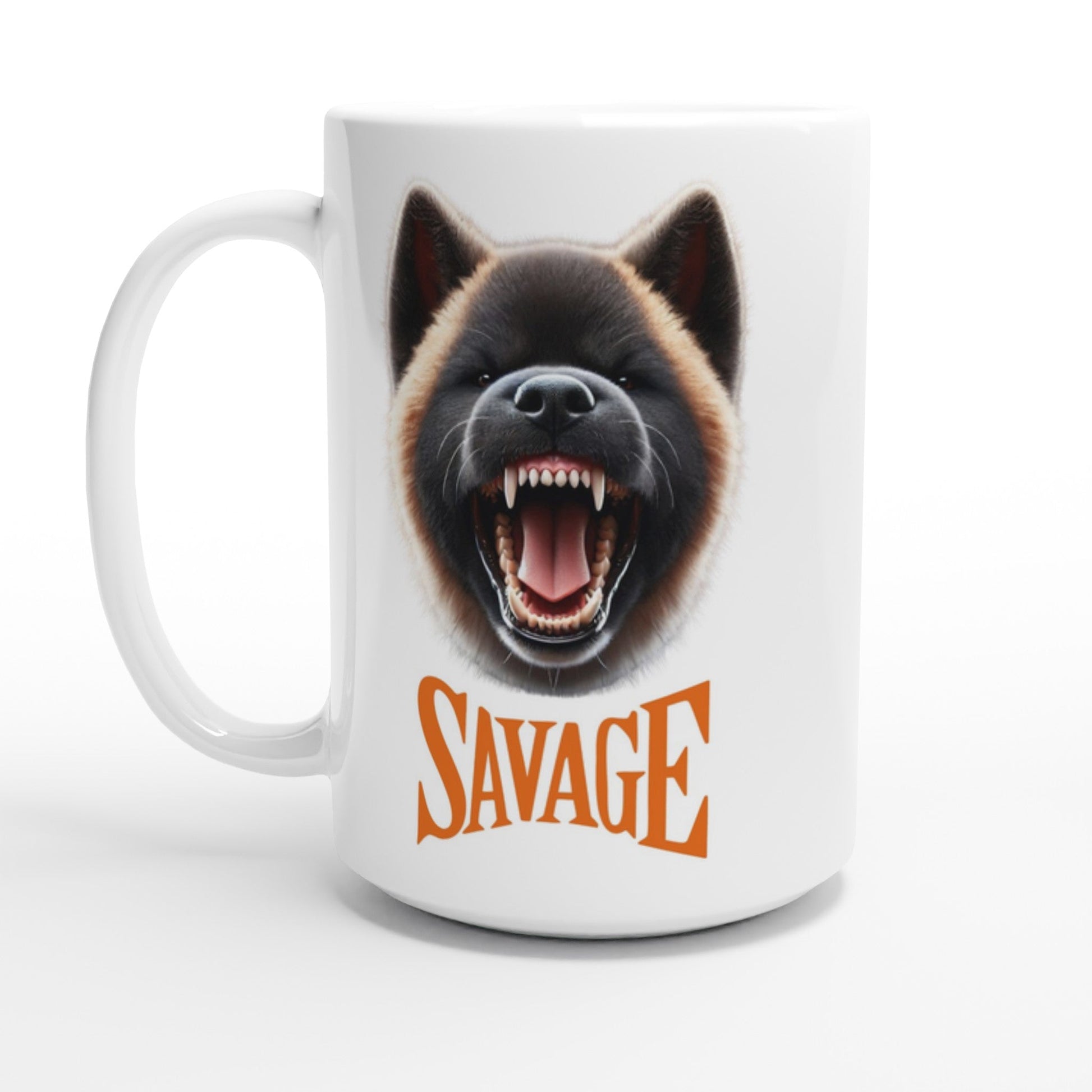 American Akita Puppy SAVAGE Mug - Petselfie