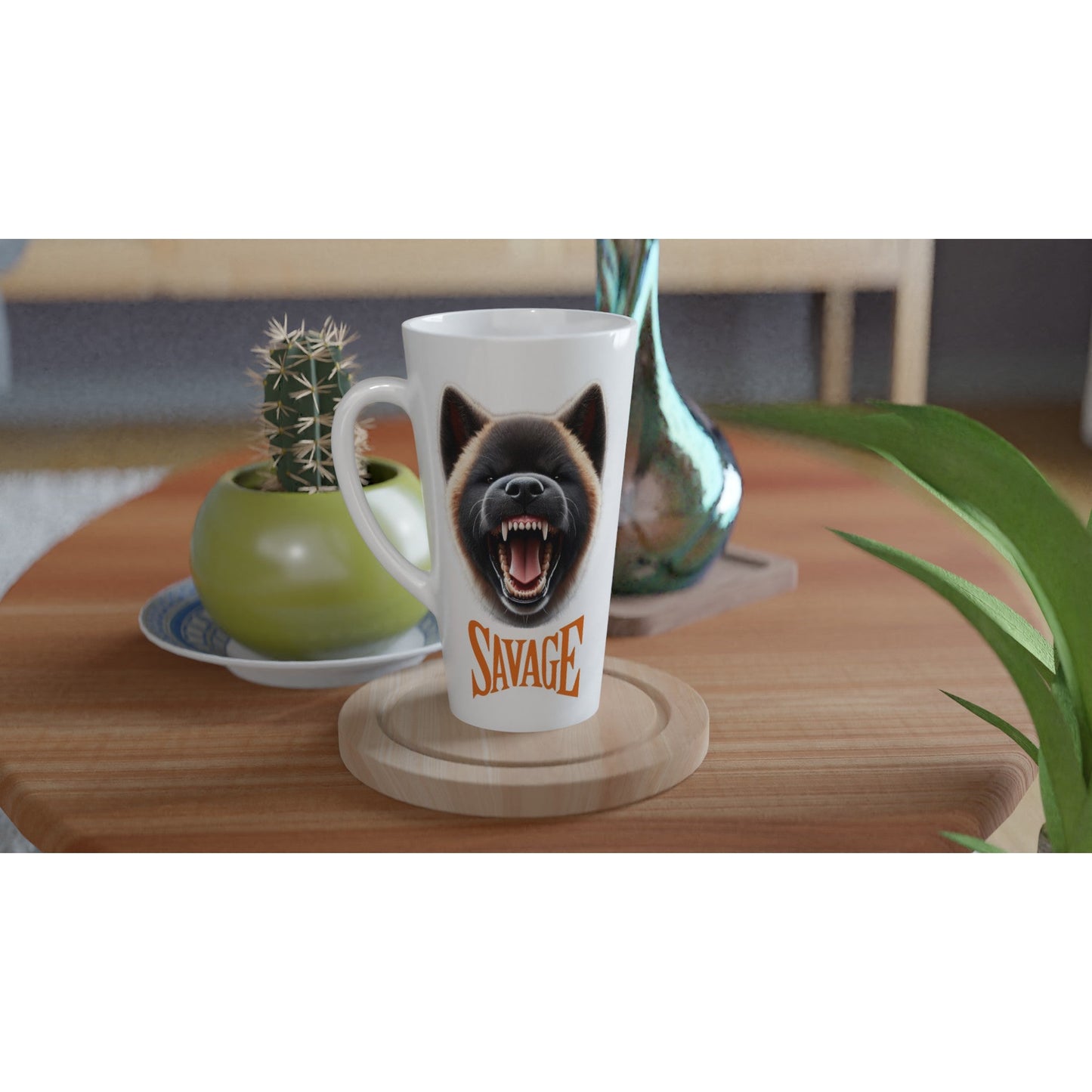 American Akita Puppy SAVAGE Mug - Petselfie
