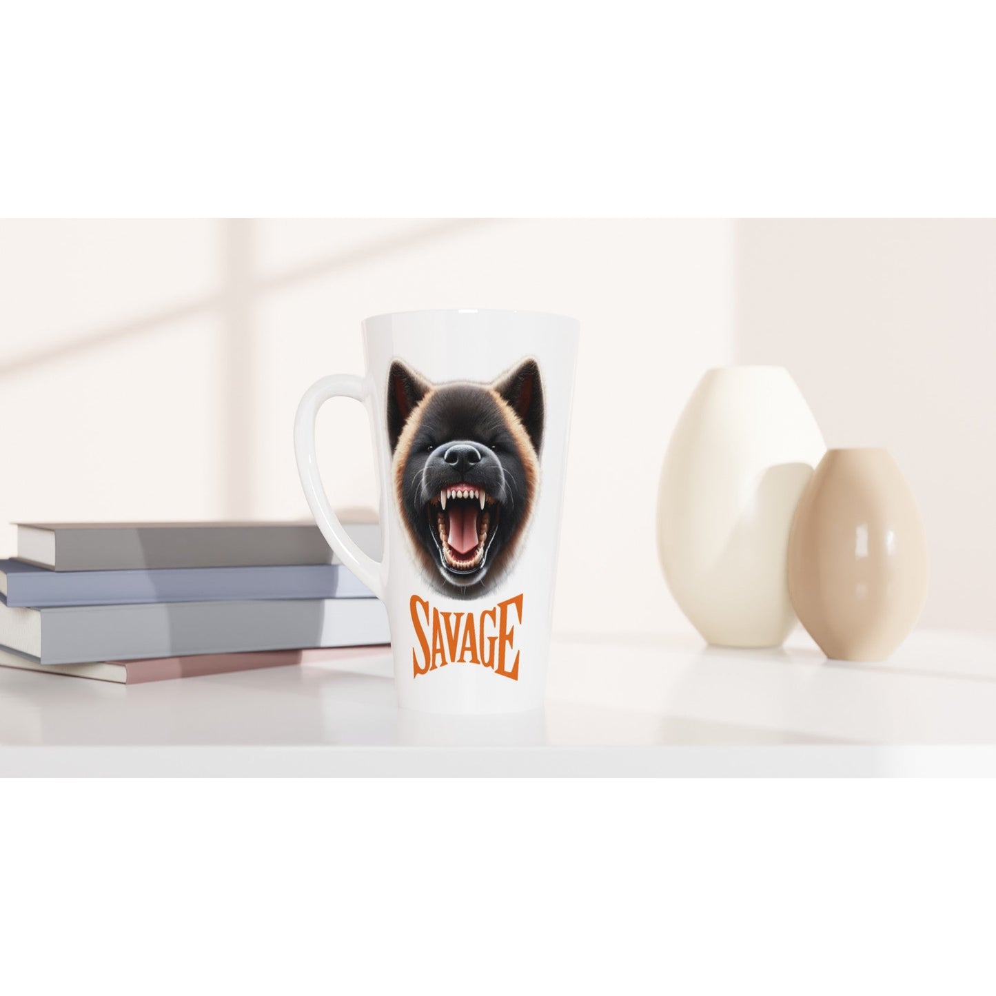 American Akita Puppy SAVAGE Mug - Petselfie