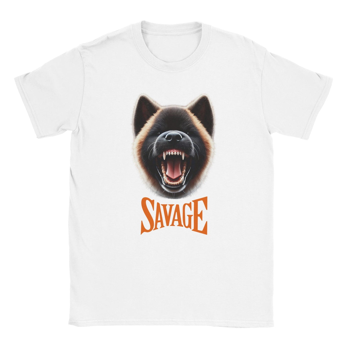 American Akita Puppy SAVAGE T-shirt - Petselfie