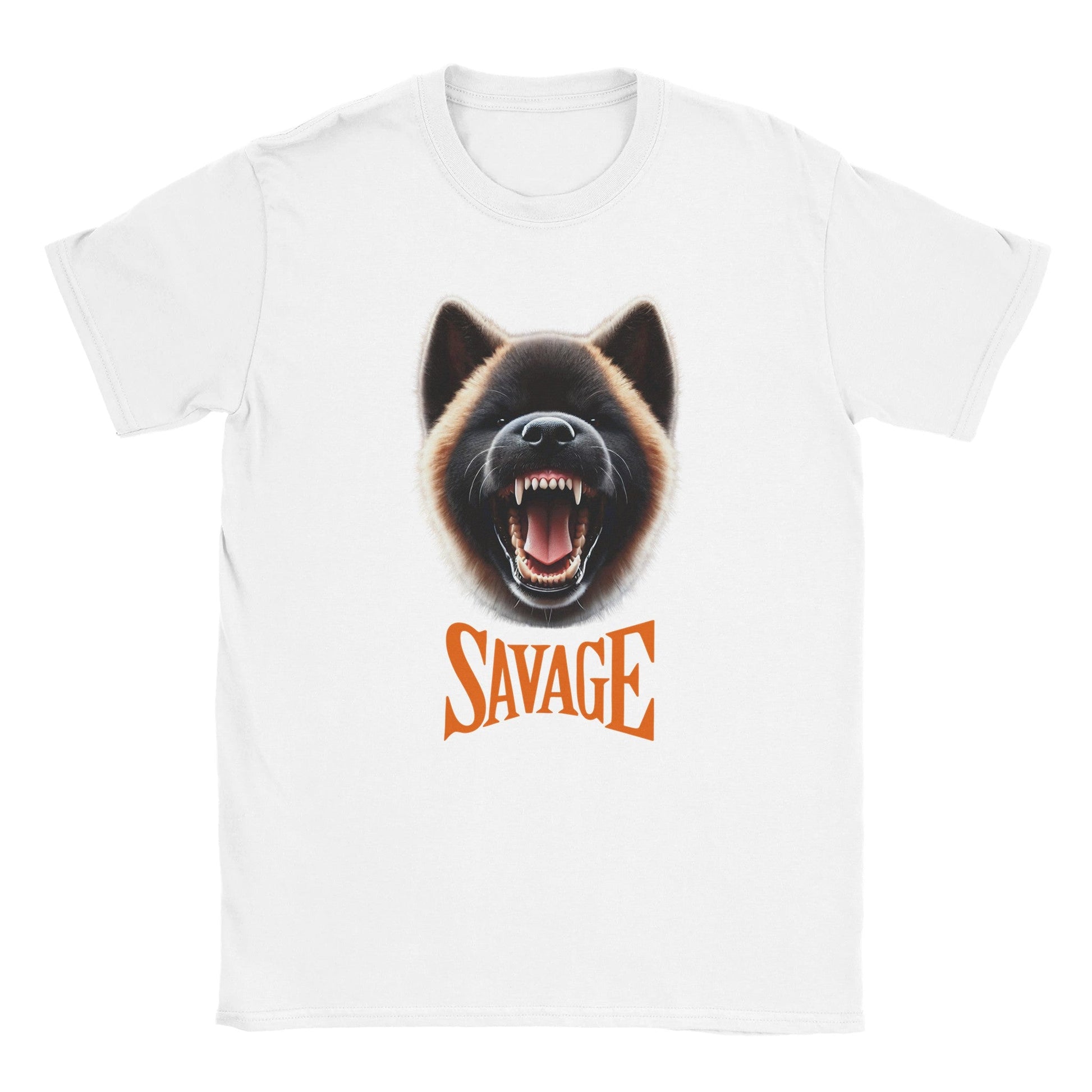American Akita Puppy SAVAGE T-shirt - Petselfie