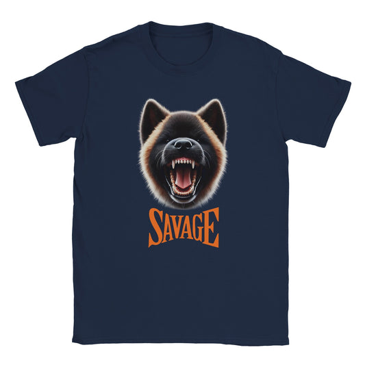 American Akita Puppy SAVAGE T-shirt - Petselfie