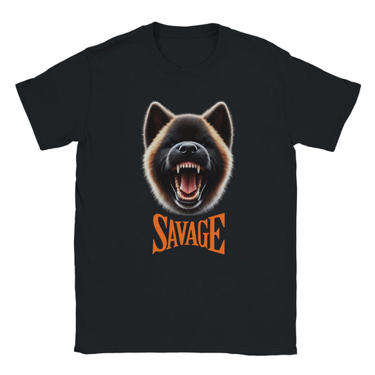 American Akita Puppy SAVAGE T-shirt - Petselfie