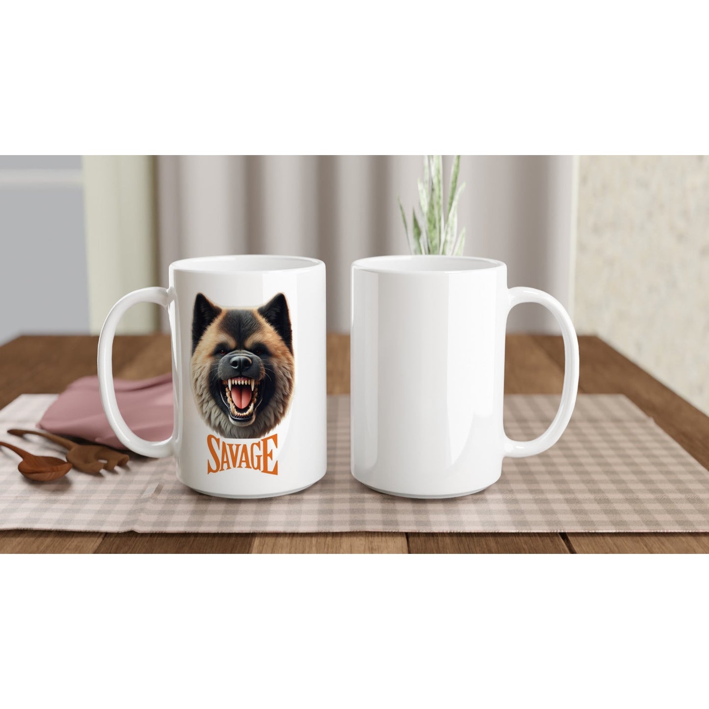 American Akita SAVAGE Mug - Petselfie