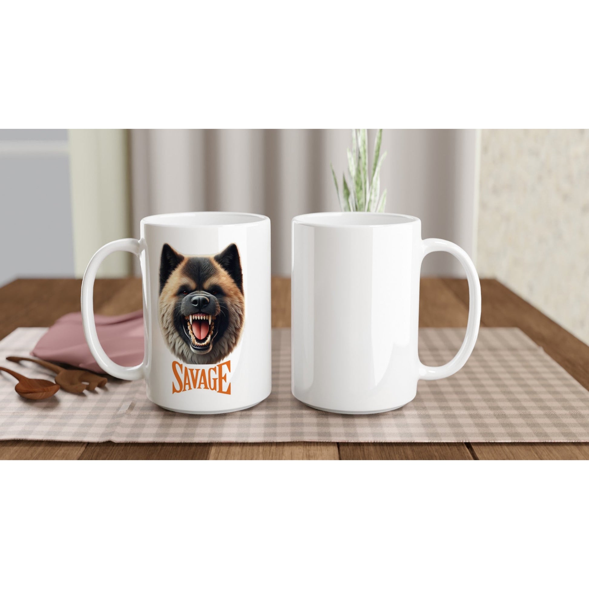 American Akita SAVAGE Mug - Petselfie