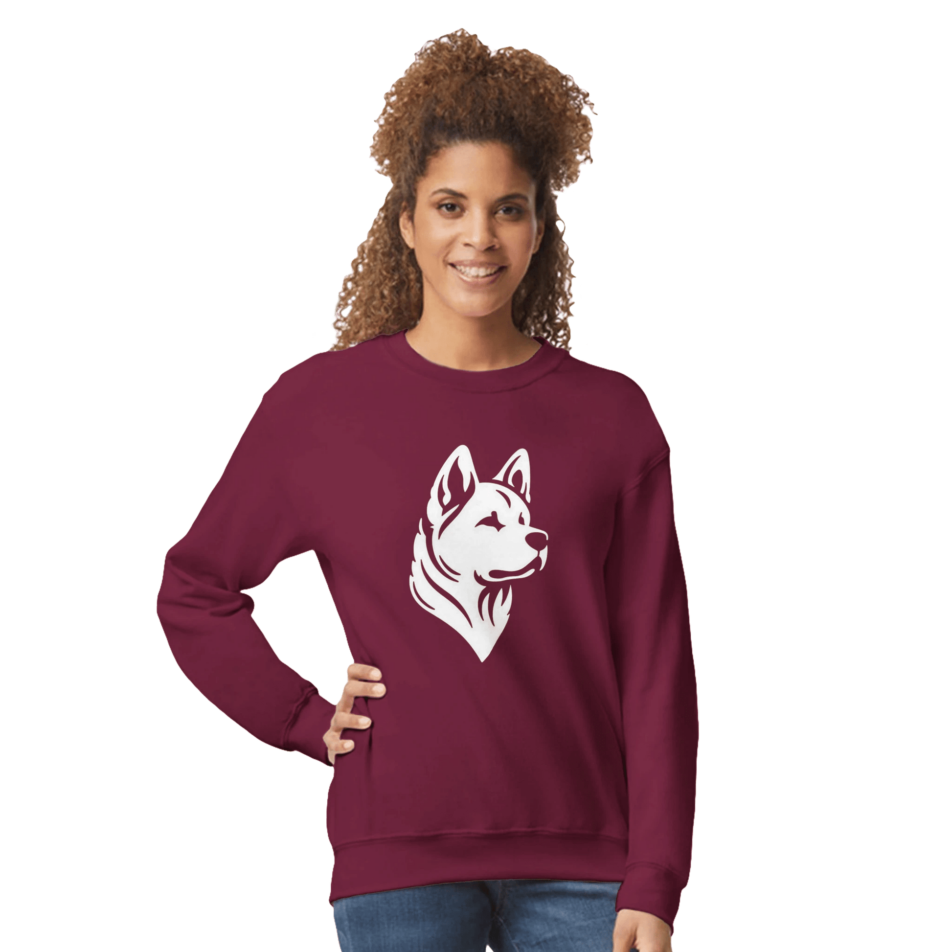 American Akita Silhouette Sweatshirt - Petselfie