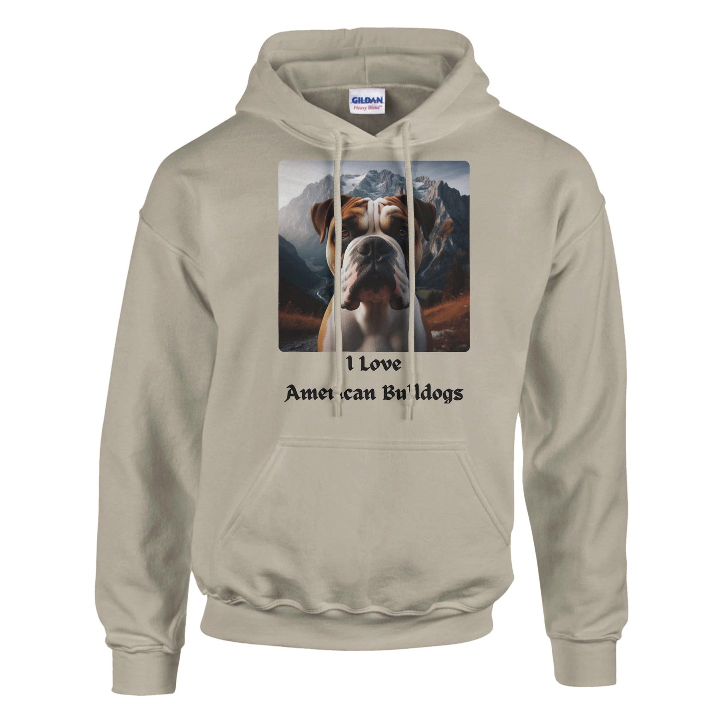 American Bulldog Hoodie - PetSelfie - Petselfie