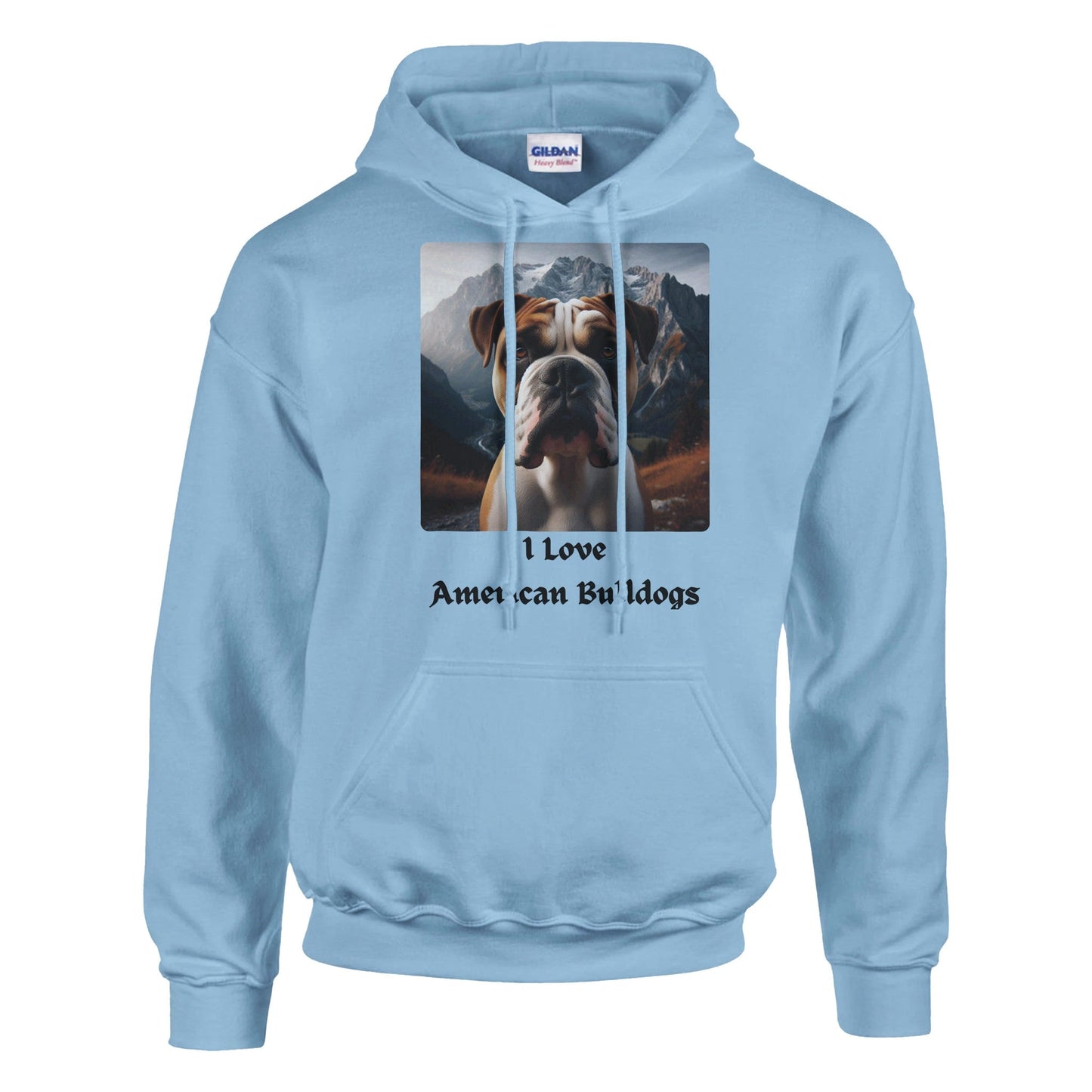 American Bulldog Hoodie - PetSelfie - Petselfie