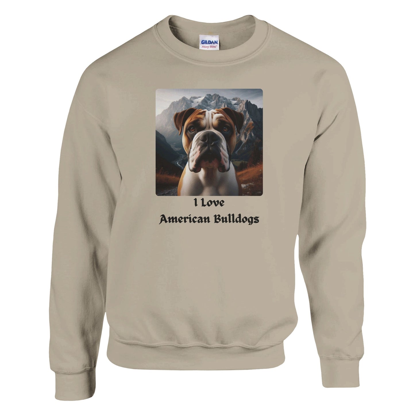 American Bulldog Sweatshirt - Petselfie - Petselfie