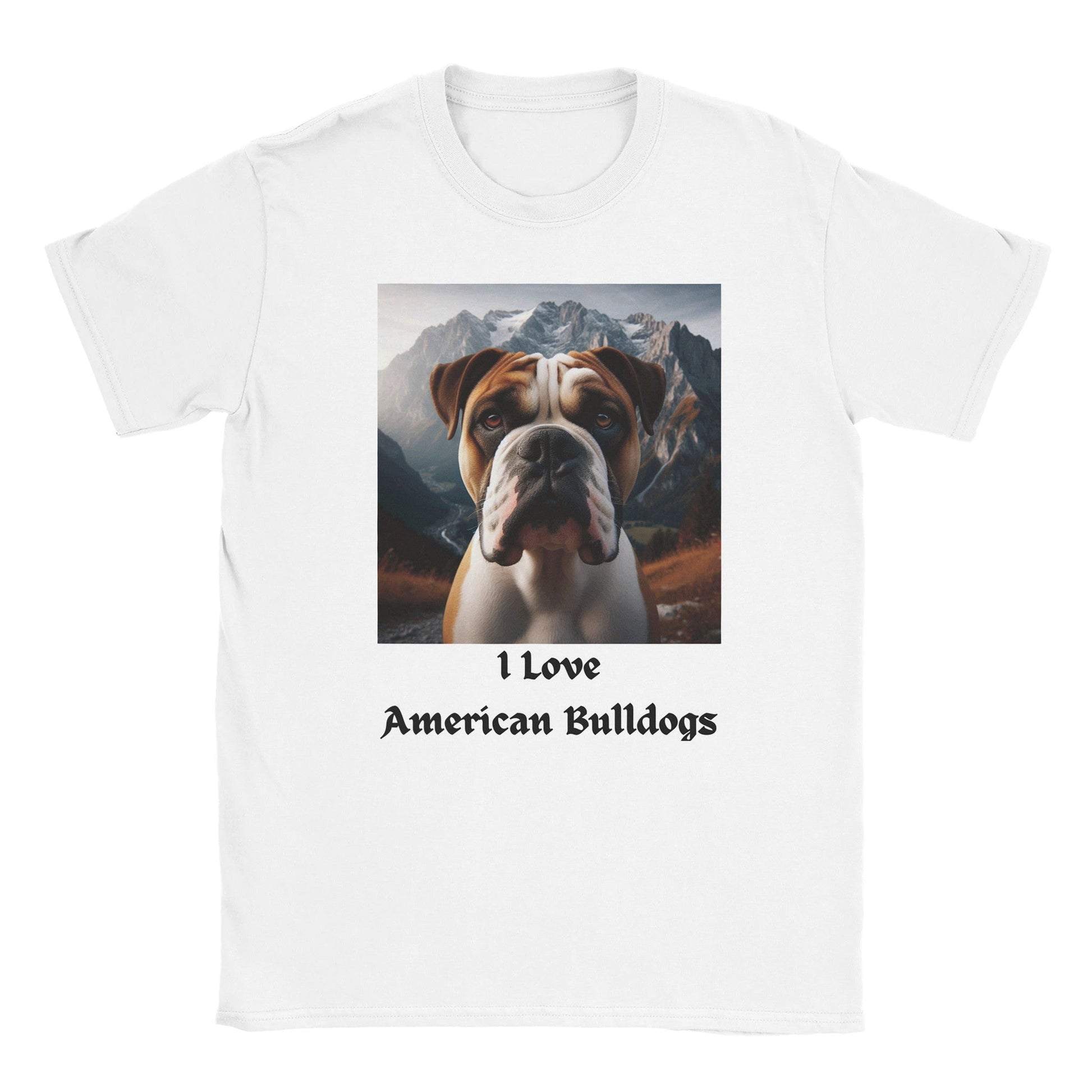 American Bulldog T-shirt - Petselfie - Petselfie