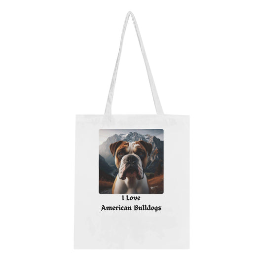 American Bulldog Tote Bag - PetSelfie - Petselfie