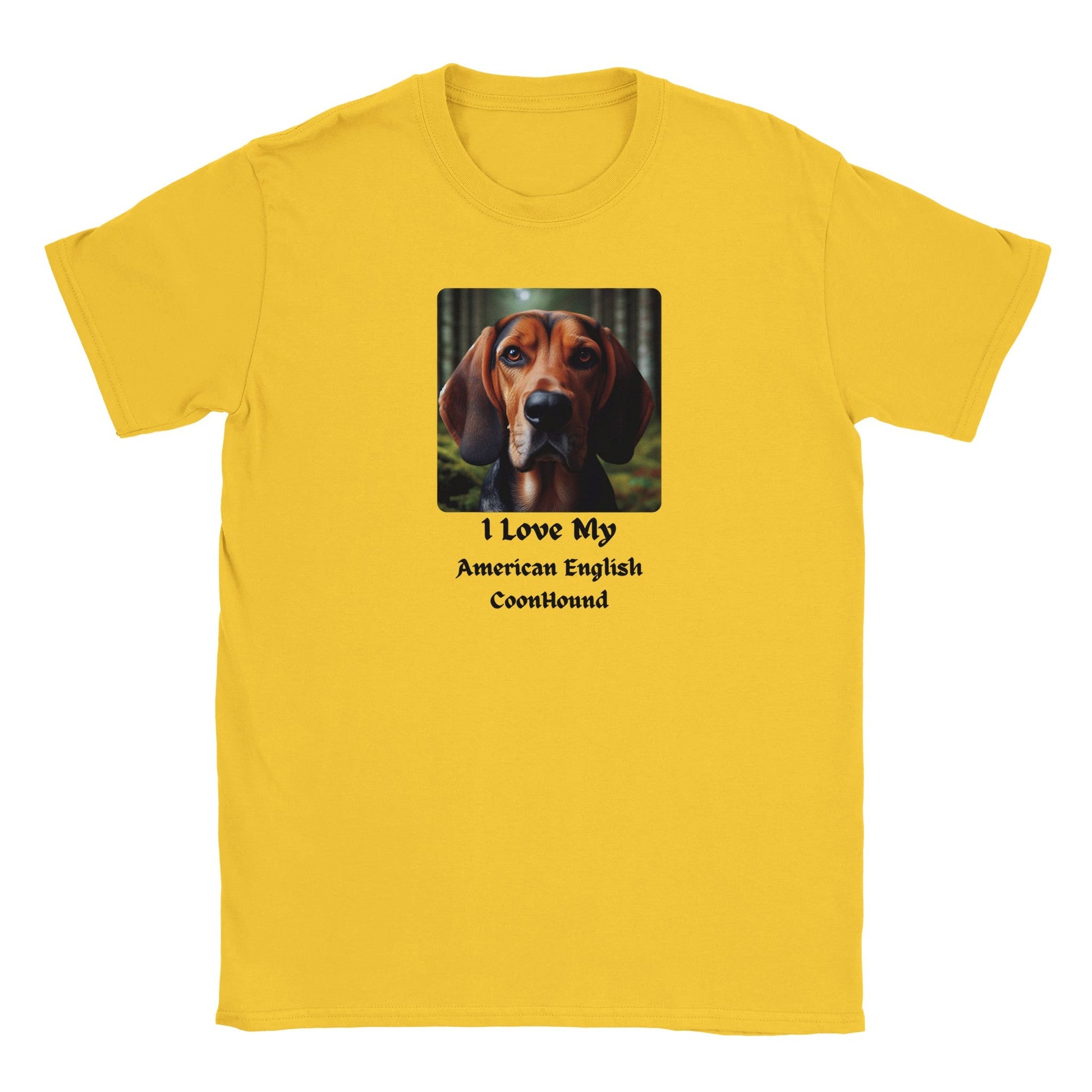 American English Coonhound T-Shirt - PetSelfie - Petselfie