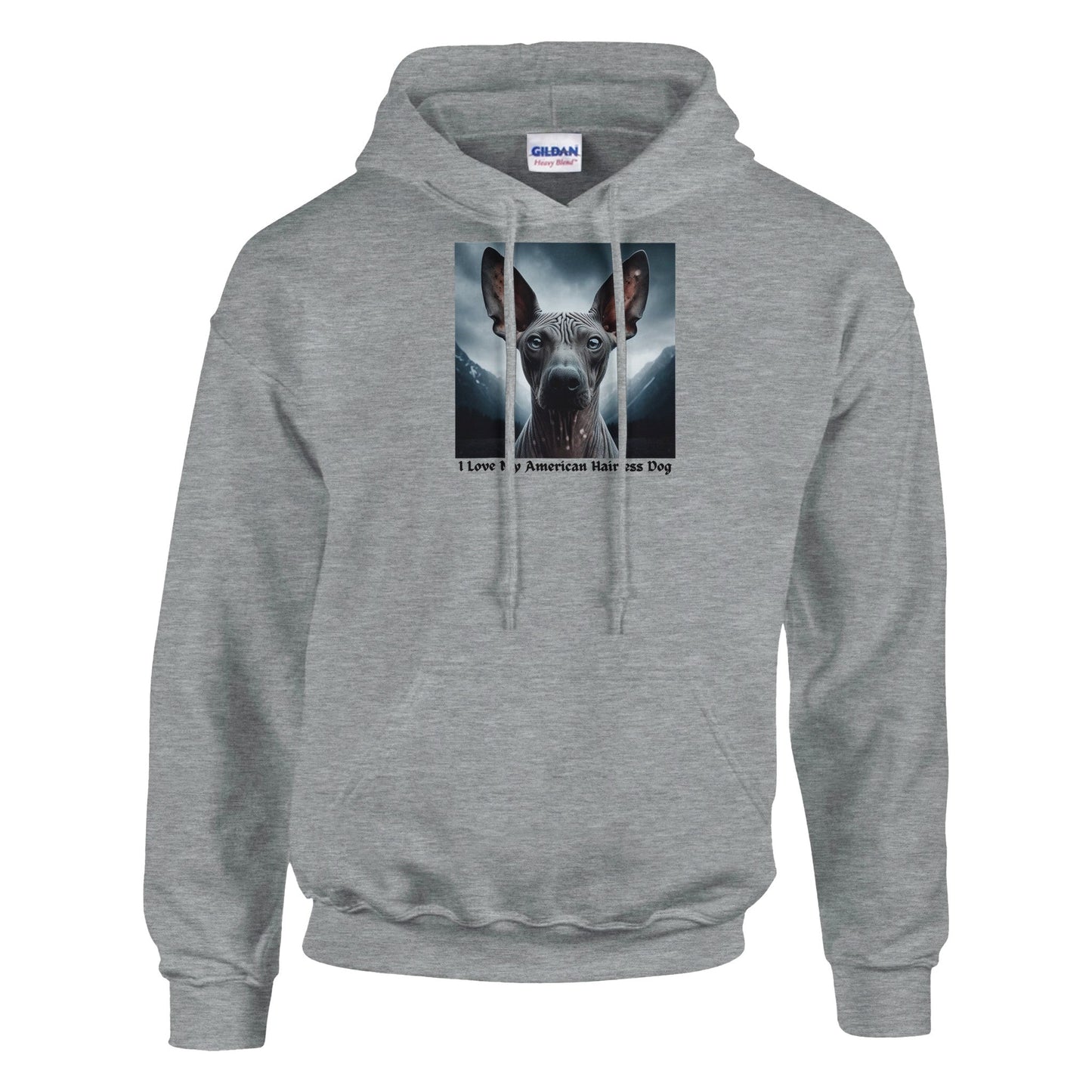 American Hairless Dog Hoodie - PetSelfie - Petselfie