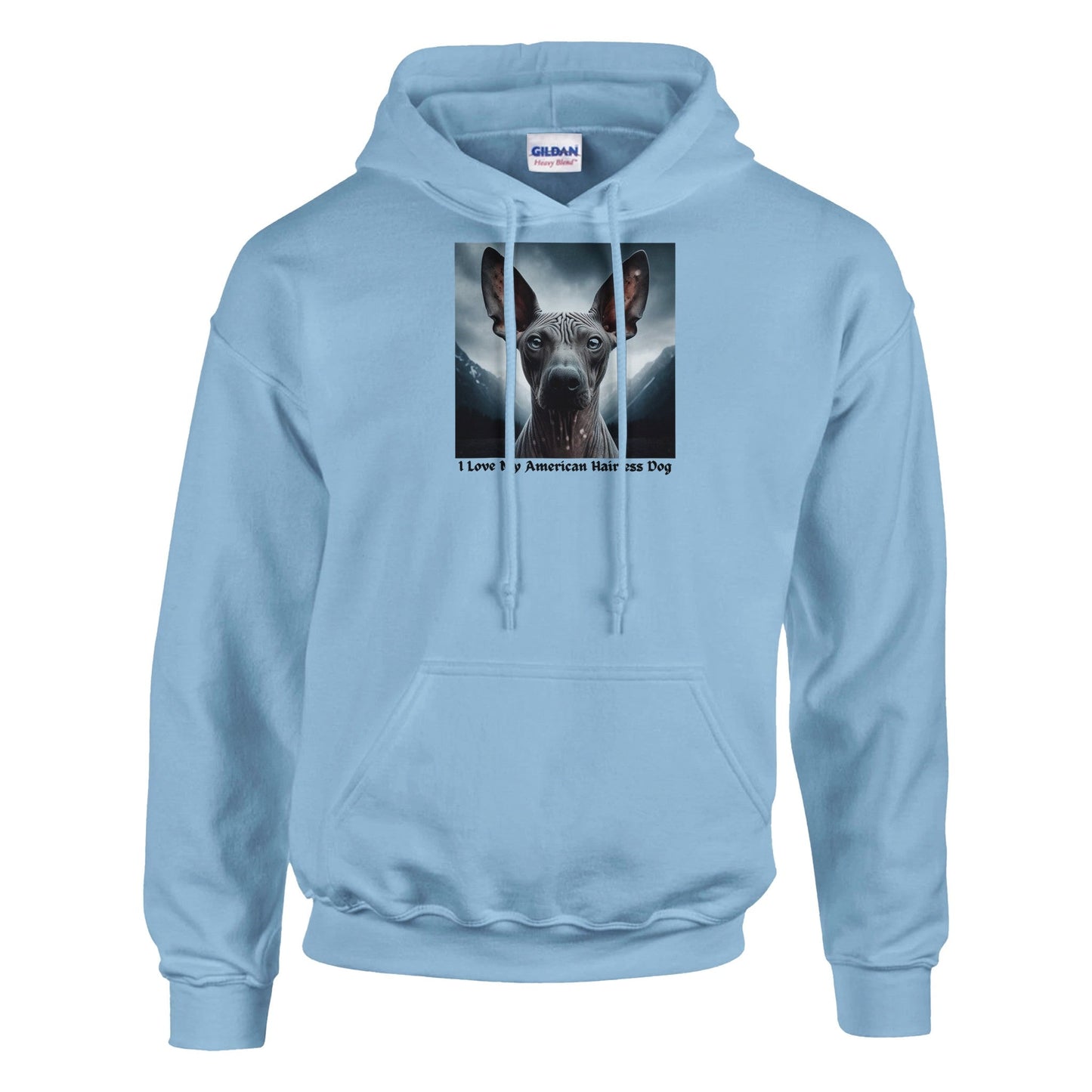 American Hairless Dog Hoodie - PetSelfie - Petselfie