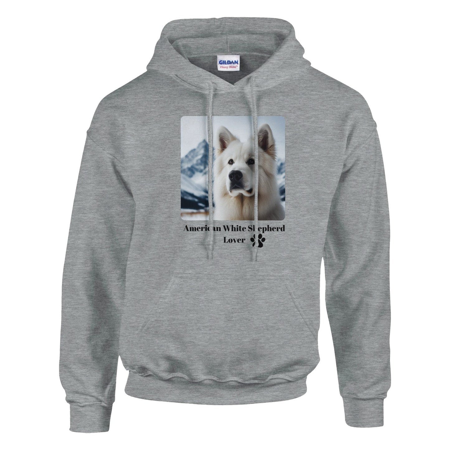 American White Shepherd Hoodie - PetSelfie - Petselfie