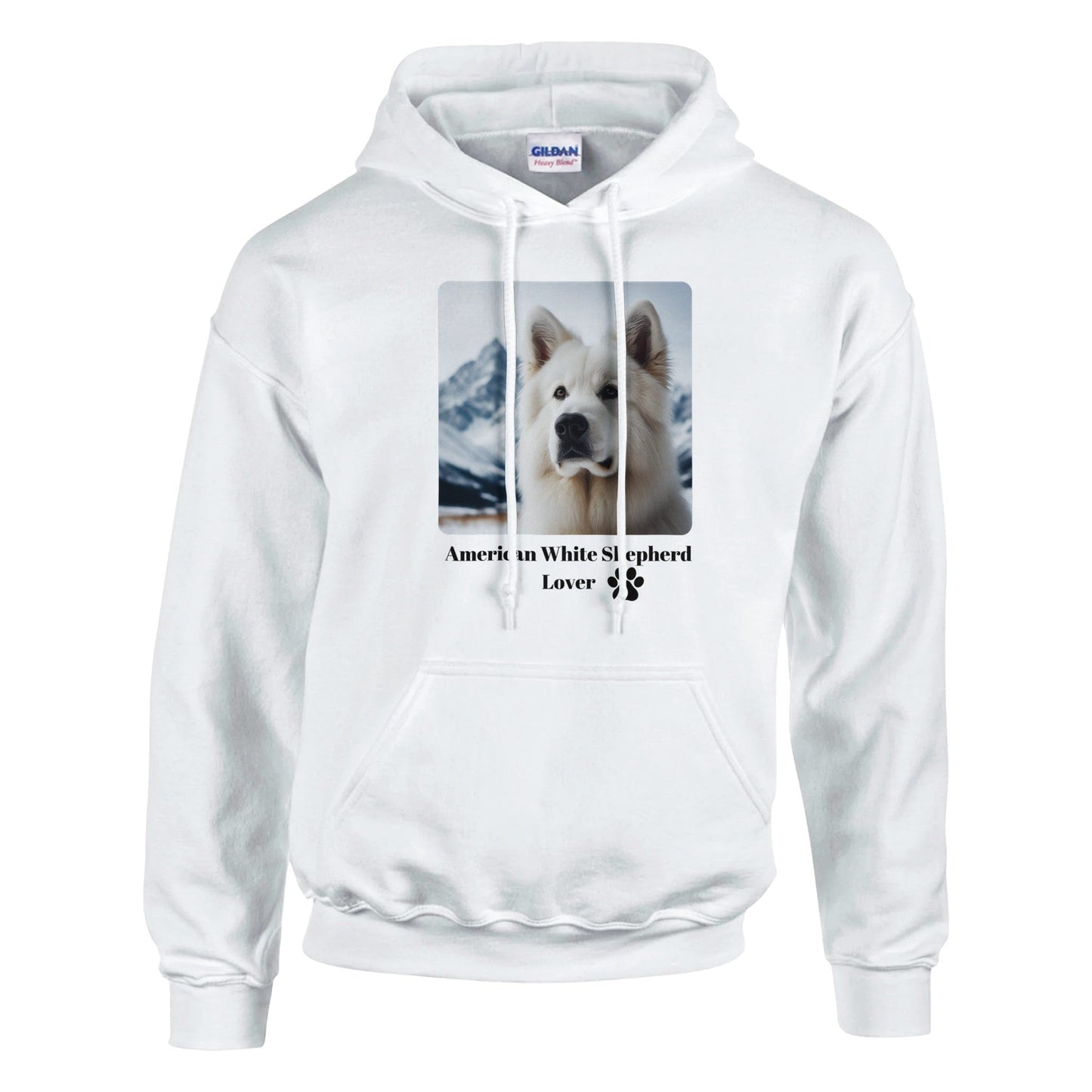 American White Shepherd Hoodie - PetSelfie - Petselfie