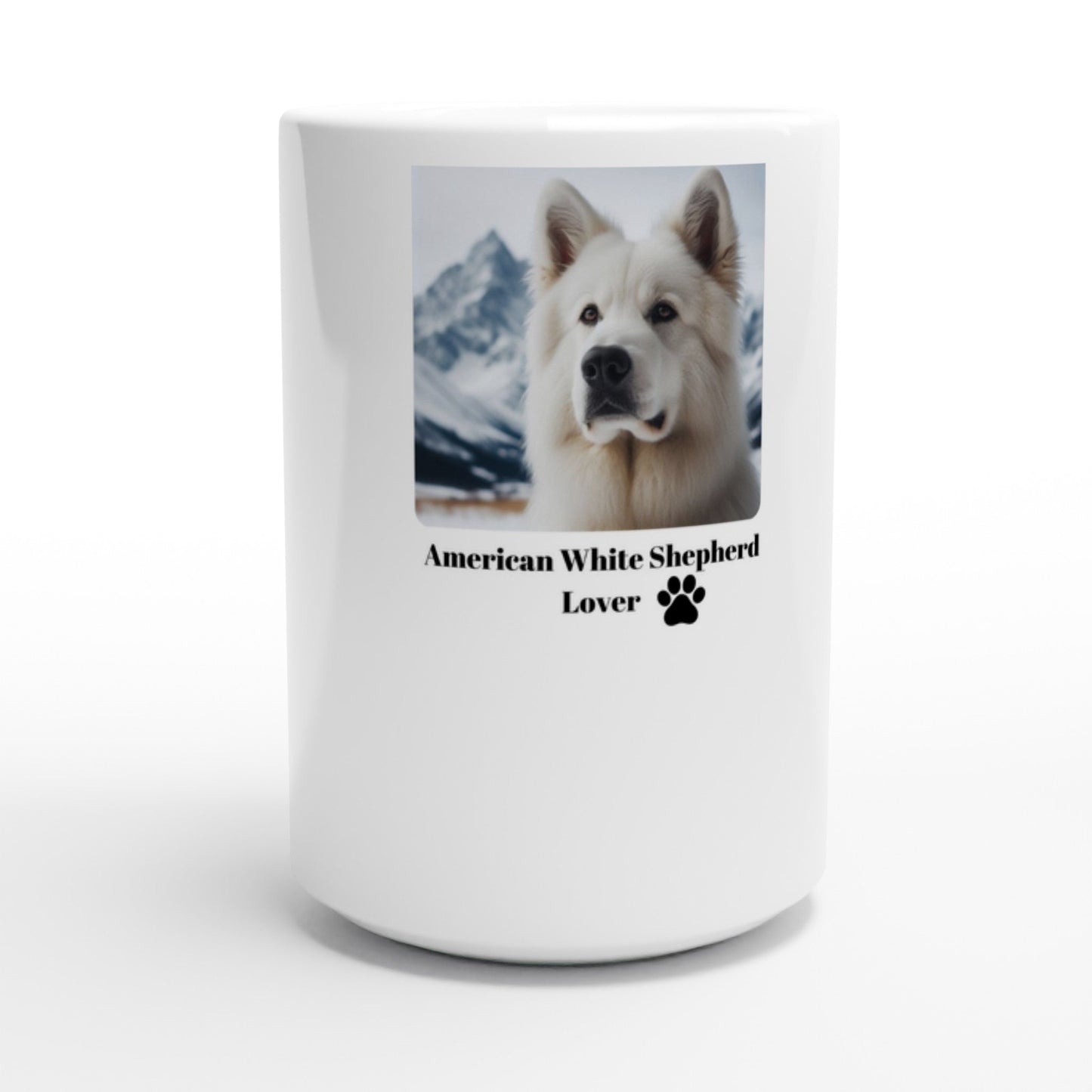 American White Shepherd Mug - PetSelfie - Petselfie