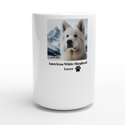 American White Shepherd Mug - PetSelfie - Petselfie