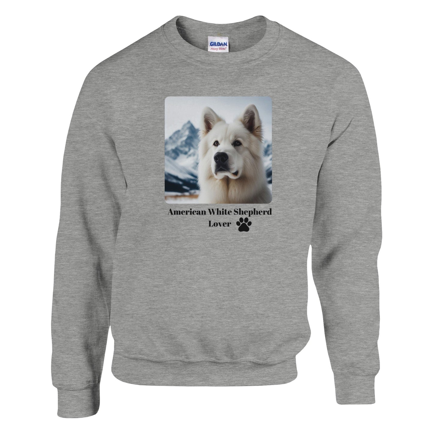 American White Shepherd Sweatshirt - PetSelfie - Petselfie