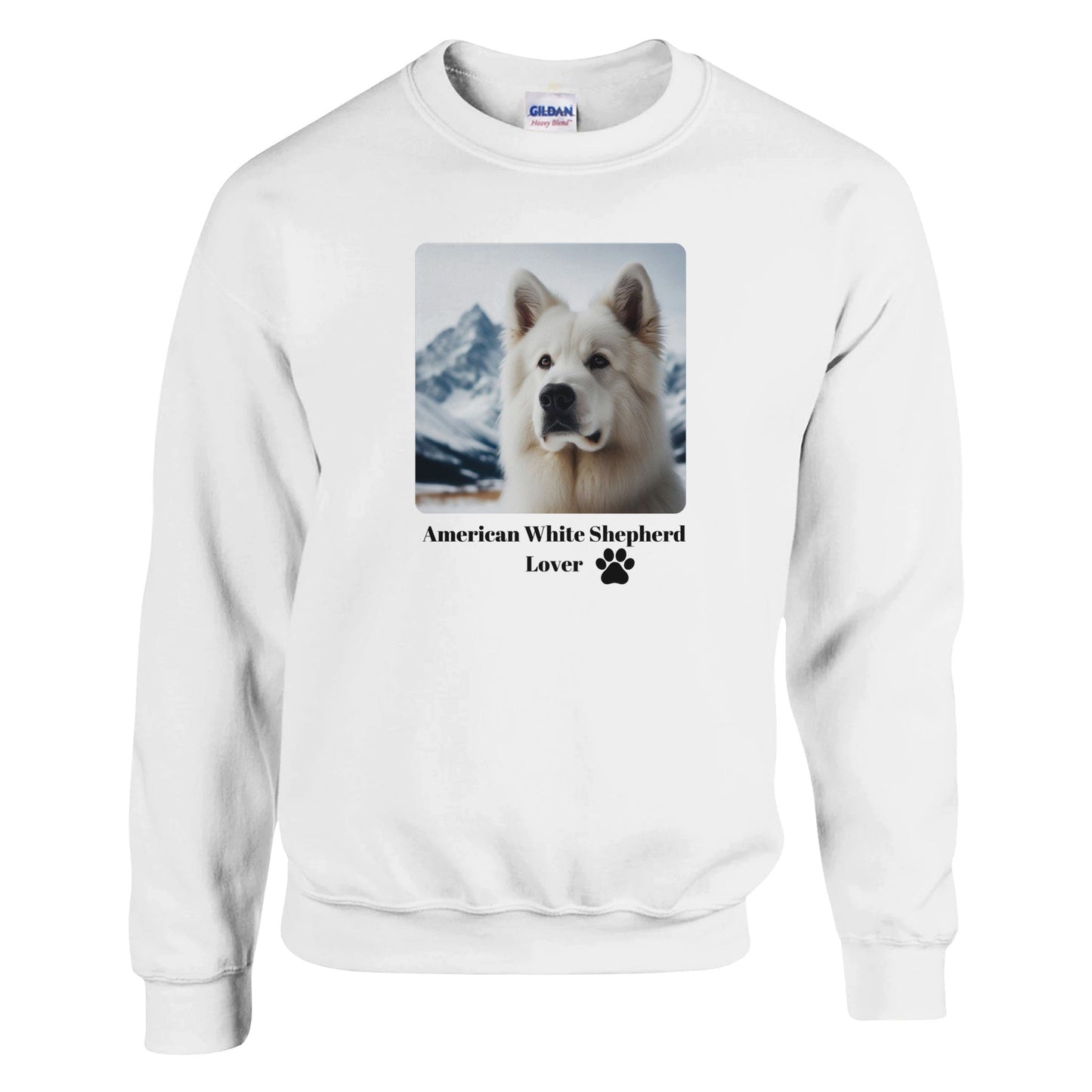 American White Shepherd Sweatshirt - PetSelfie - Petselfie