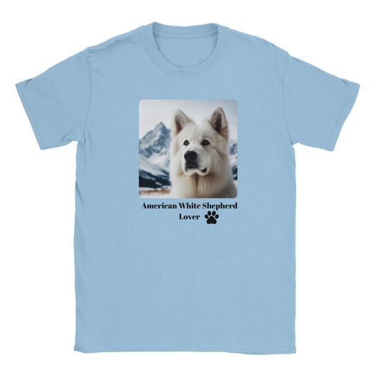 American White Shepherd T-Shirt - PetSelfie - Petselfie