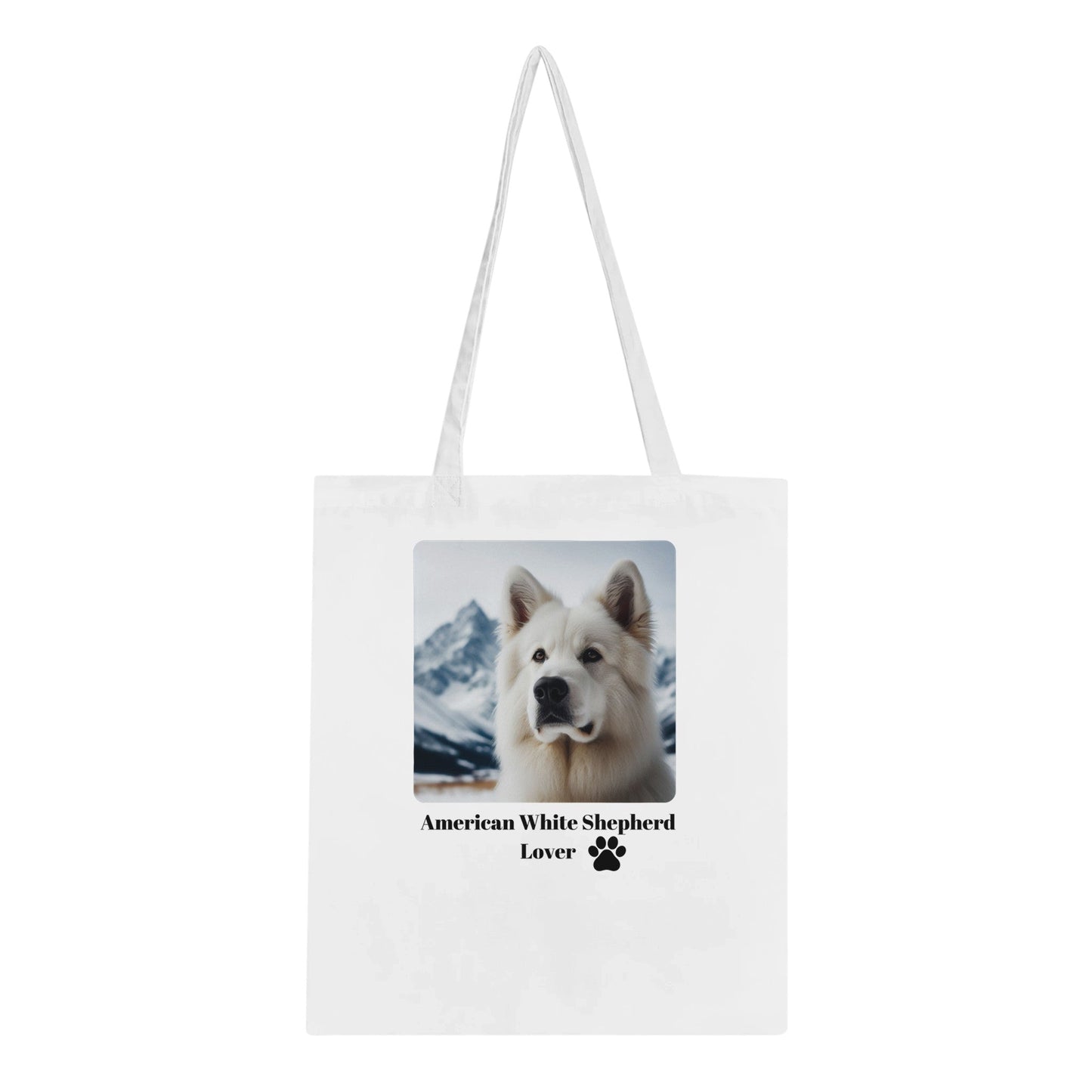 American White Shepherd Tote Bag - PetSelfie - Petselfie