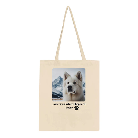 American White Shepherd Tote Bag - PetSelfie - Petselfie