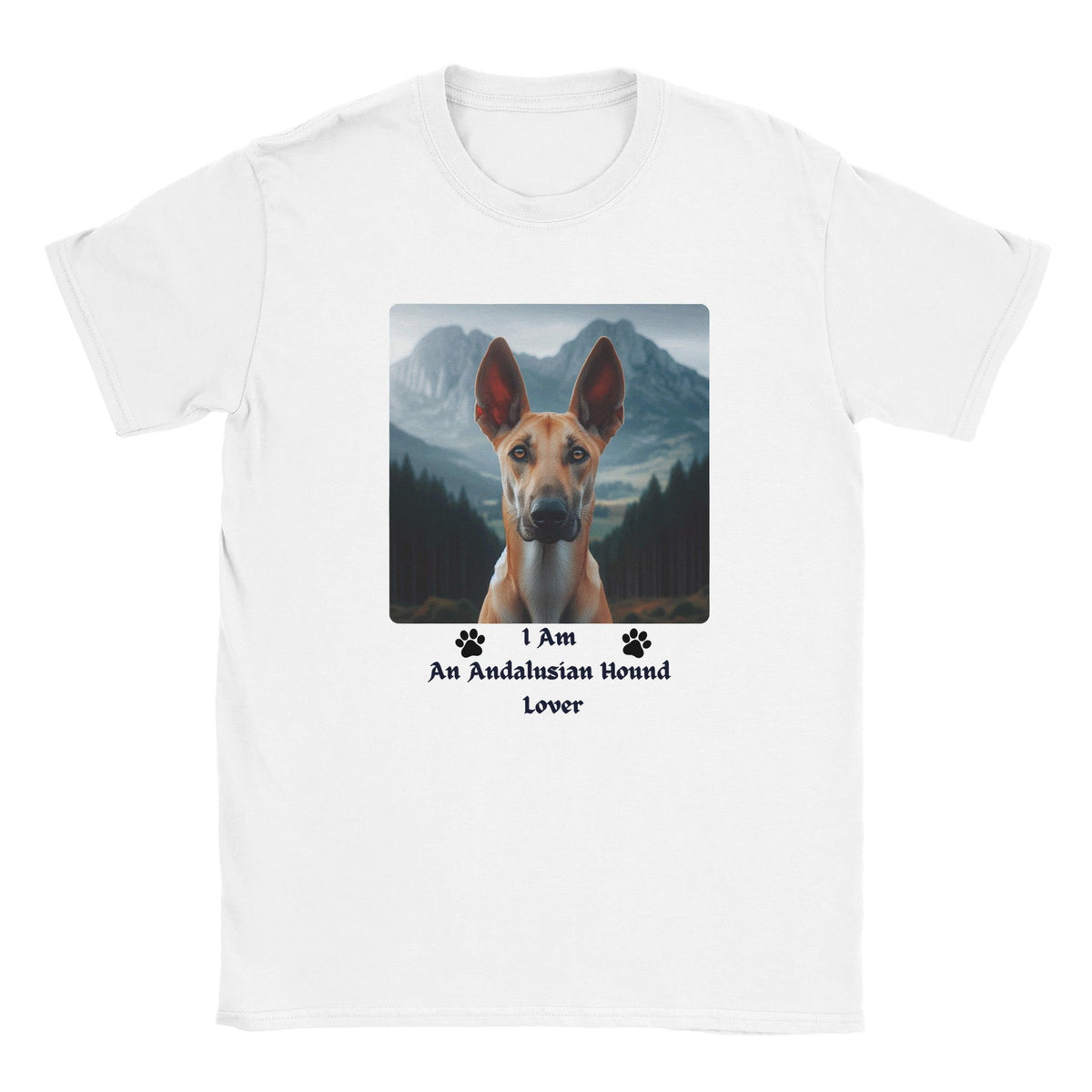 Andalusian Hound Classic Unisex Crewneck T-shirt - Petselfie