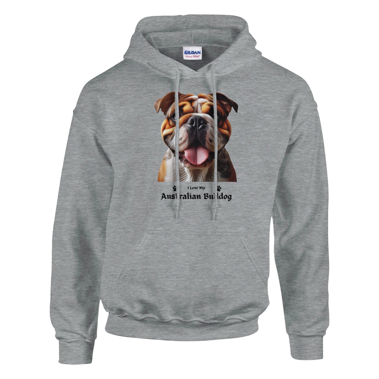Australian Bulldog Hoodie - PetSelfie - Petselfie