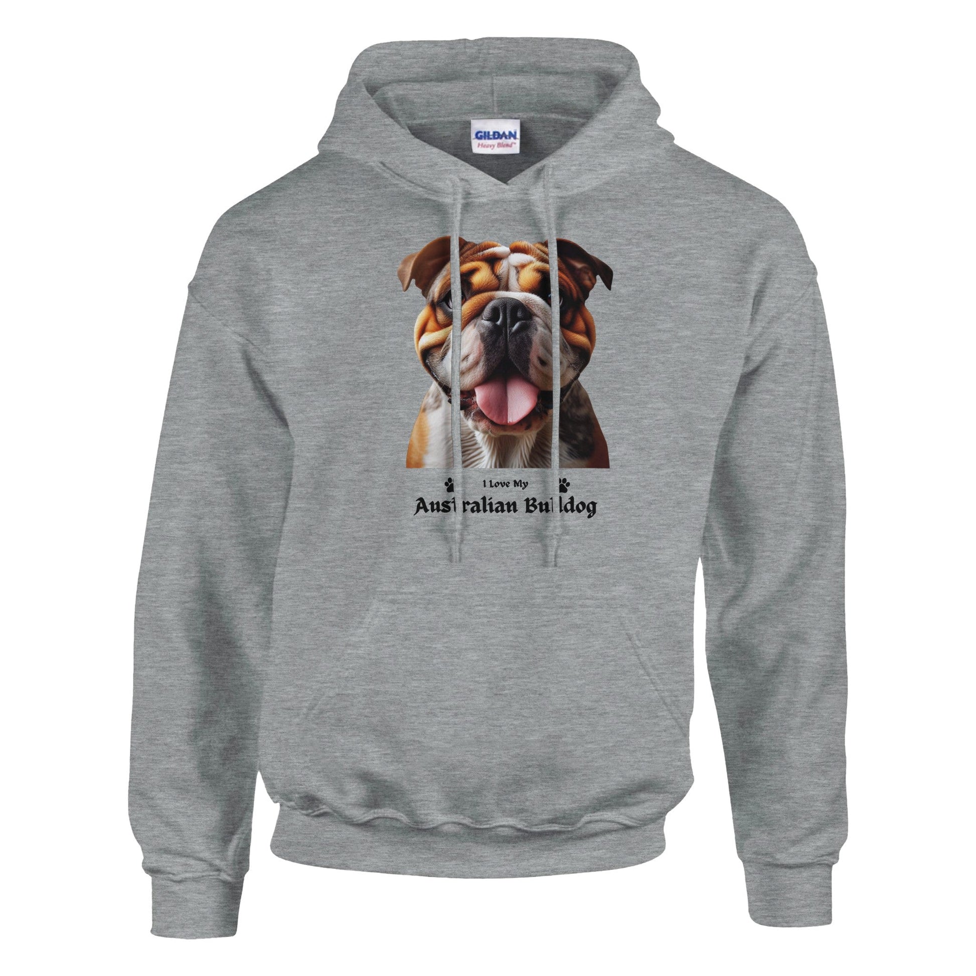 Australian Bulldog Hoodie - PetSelfie - Petselfie