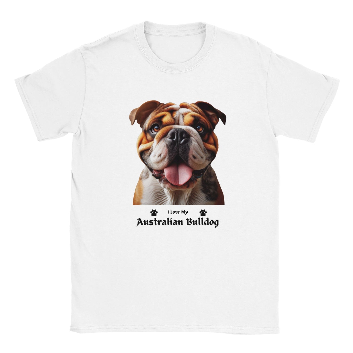 Australian Bulldog T-Shirt - PetSelfie - Petselfie