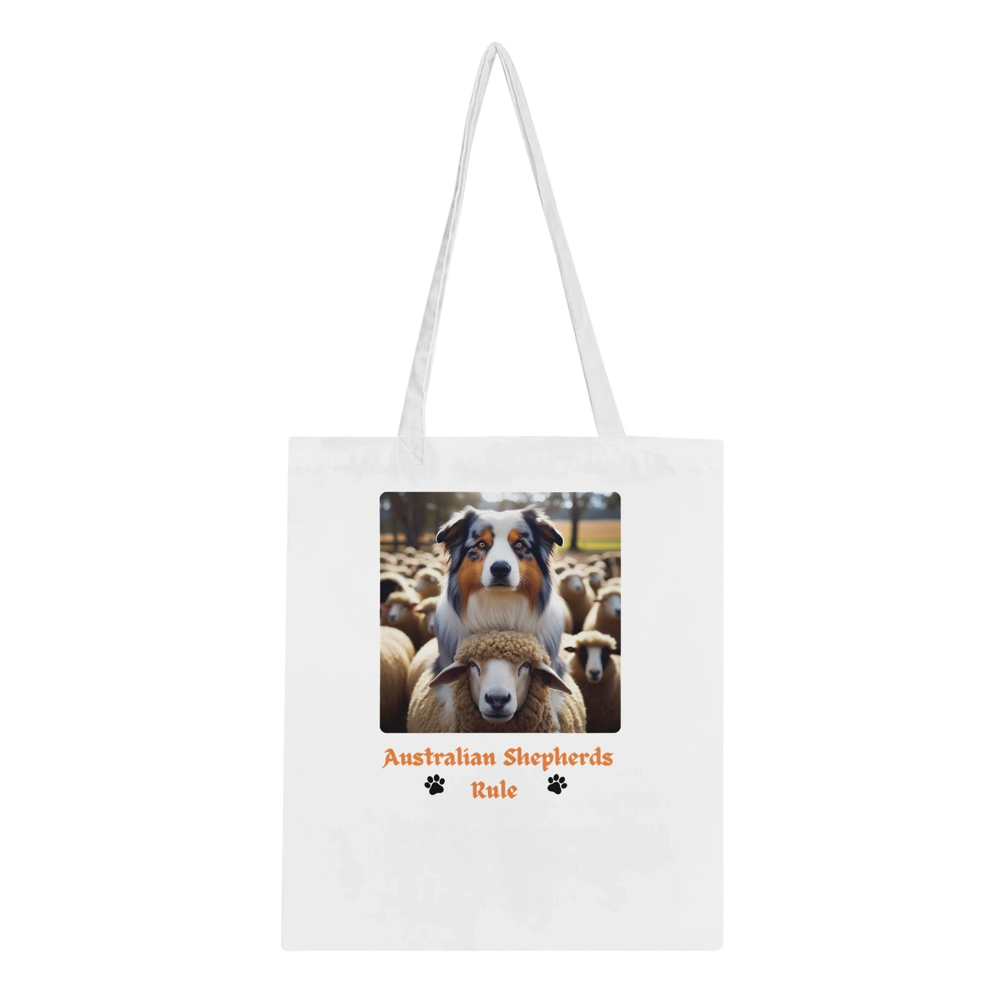 Australian Shepherd dog Tote - PetSelfie - Petselfie