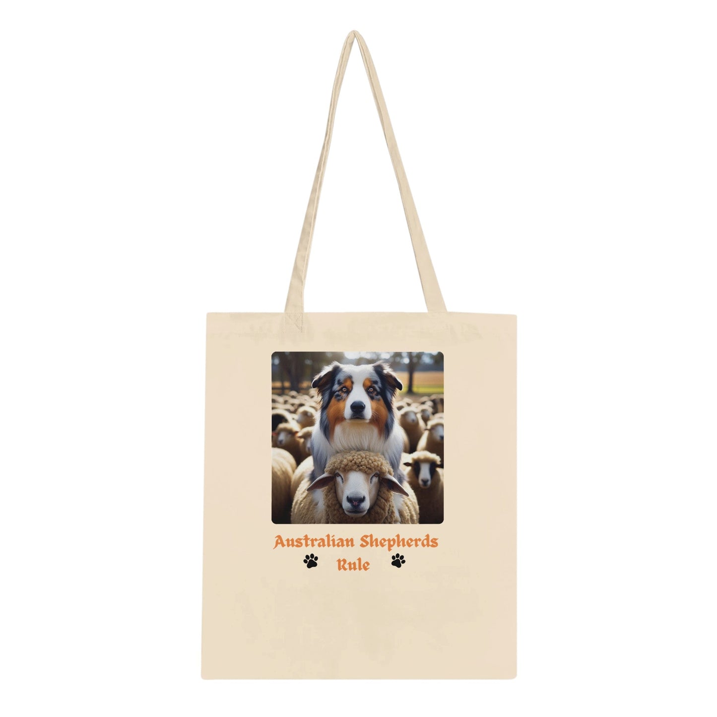 Australian Shepherd dog Tote - PetSelfie - Petselfie