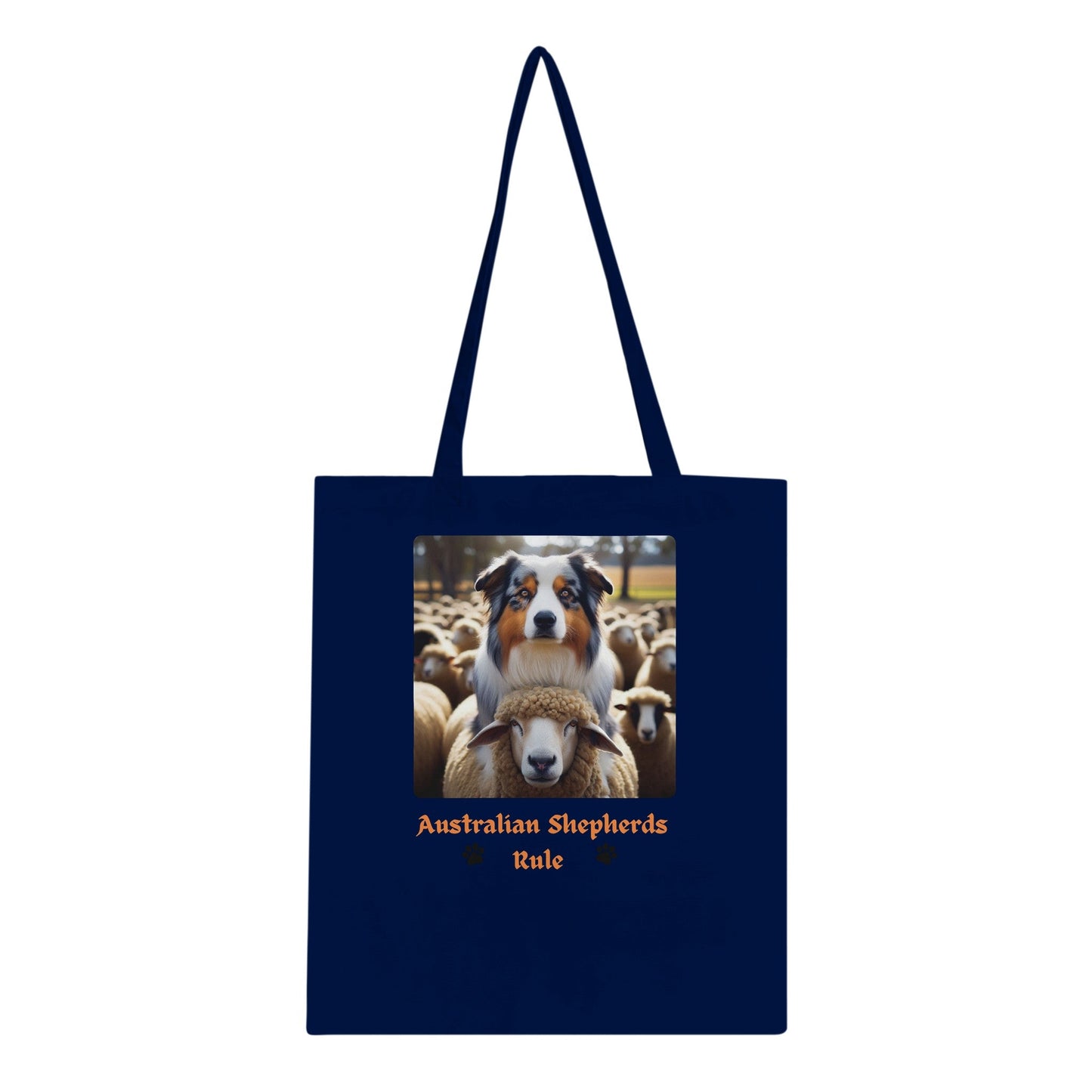 Australian Shepherd dog Tote - PetSelfie - Petselfie