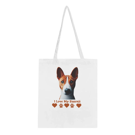 Basenji Dog Tote Bag - PetSelfie - Petselfie