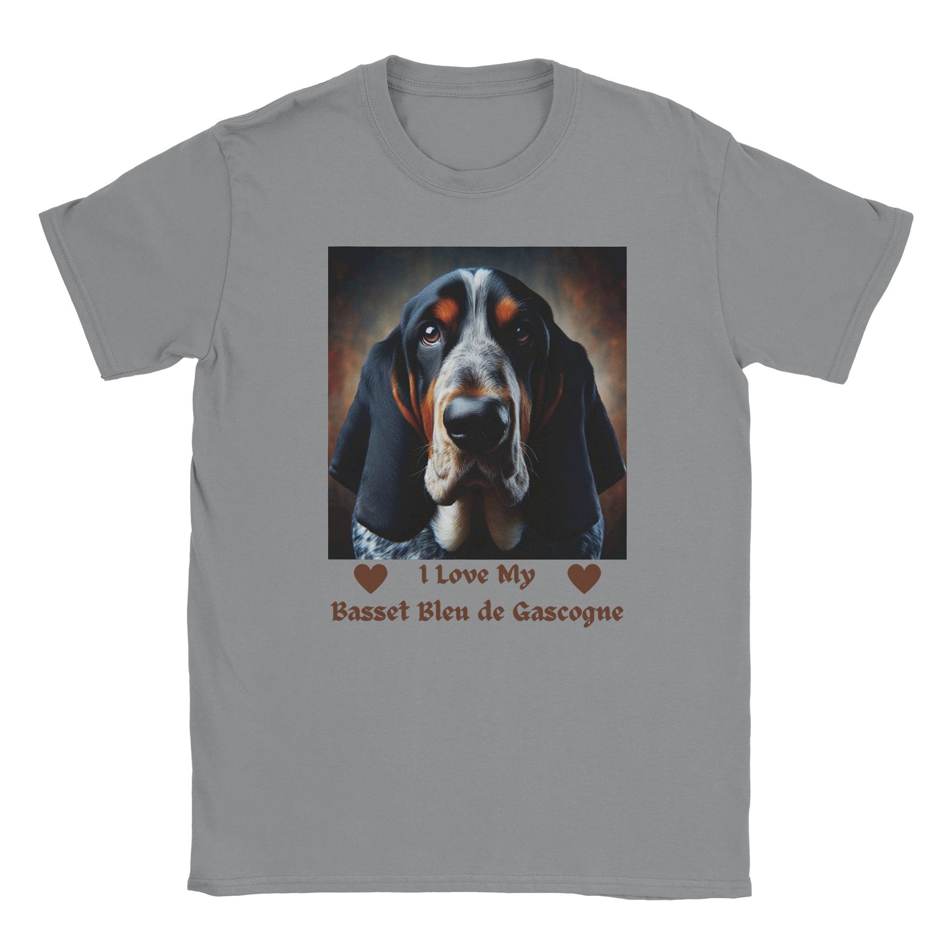 Basset Bleu de Gascogne Dog T-Shirt - PetSelfie - Petselfie