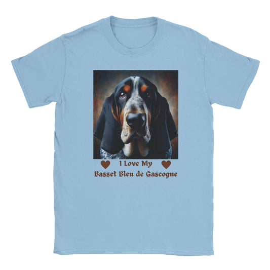 Basset Bleu de Gascogne Dog T-Shirt - PetSelfie - Petselfie