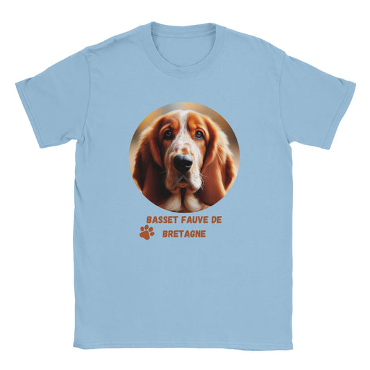 Basset Fauve de Bretagne Dog T-Shirt - PetSelfie - Petselfie