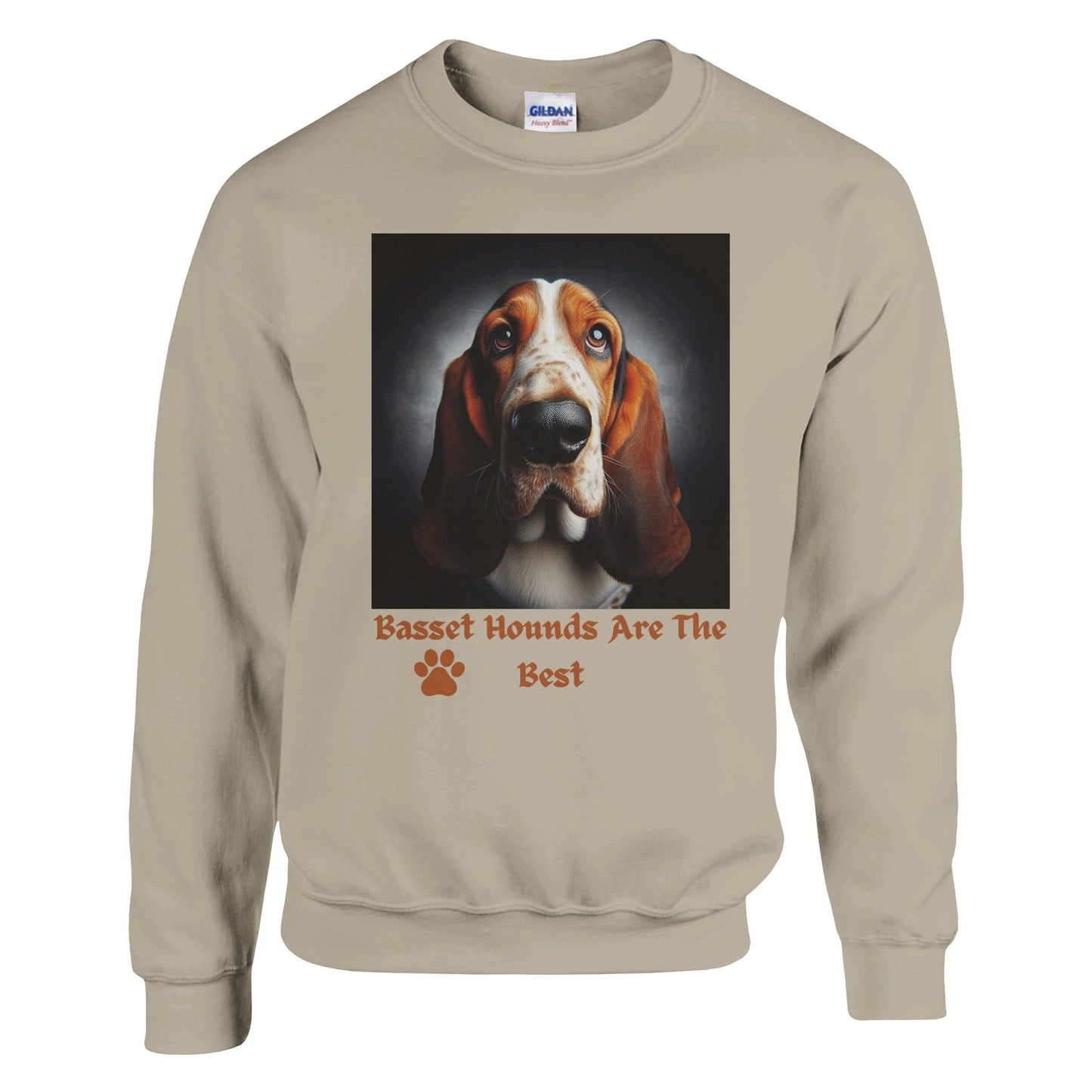 Basset Hound Dog Sweatshirt - PetSelfie - Petselfie
