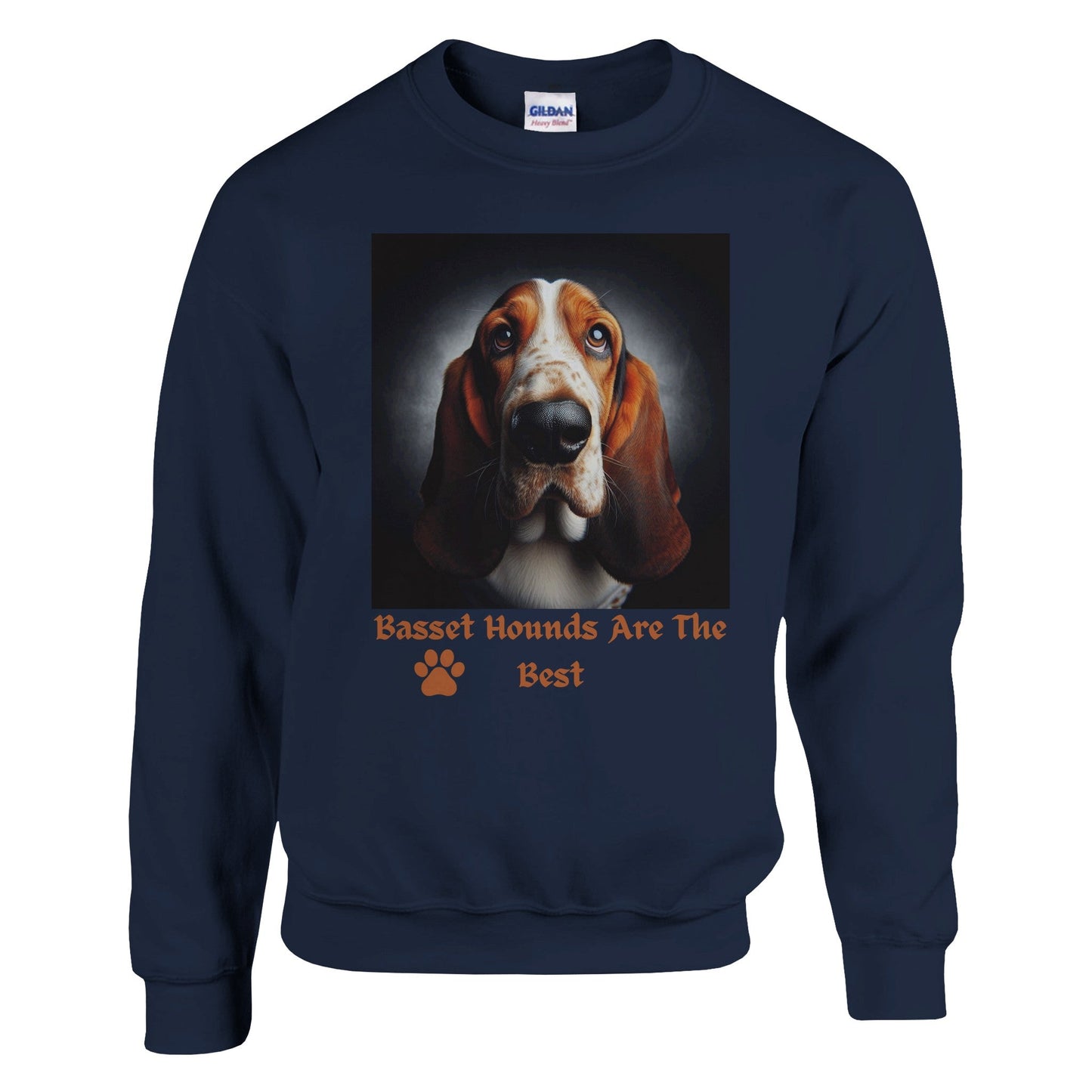 Basset Hound Dog Sweatshirt - PetSelfie - Petselfie