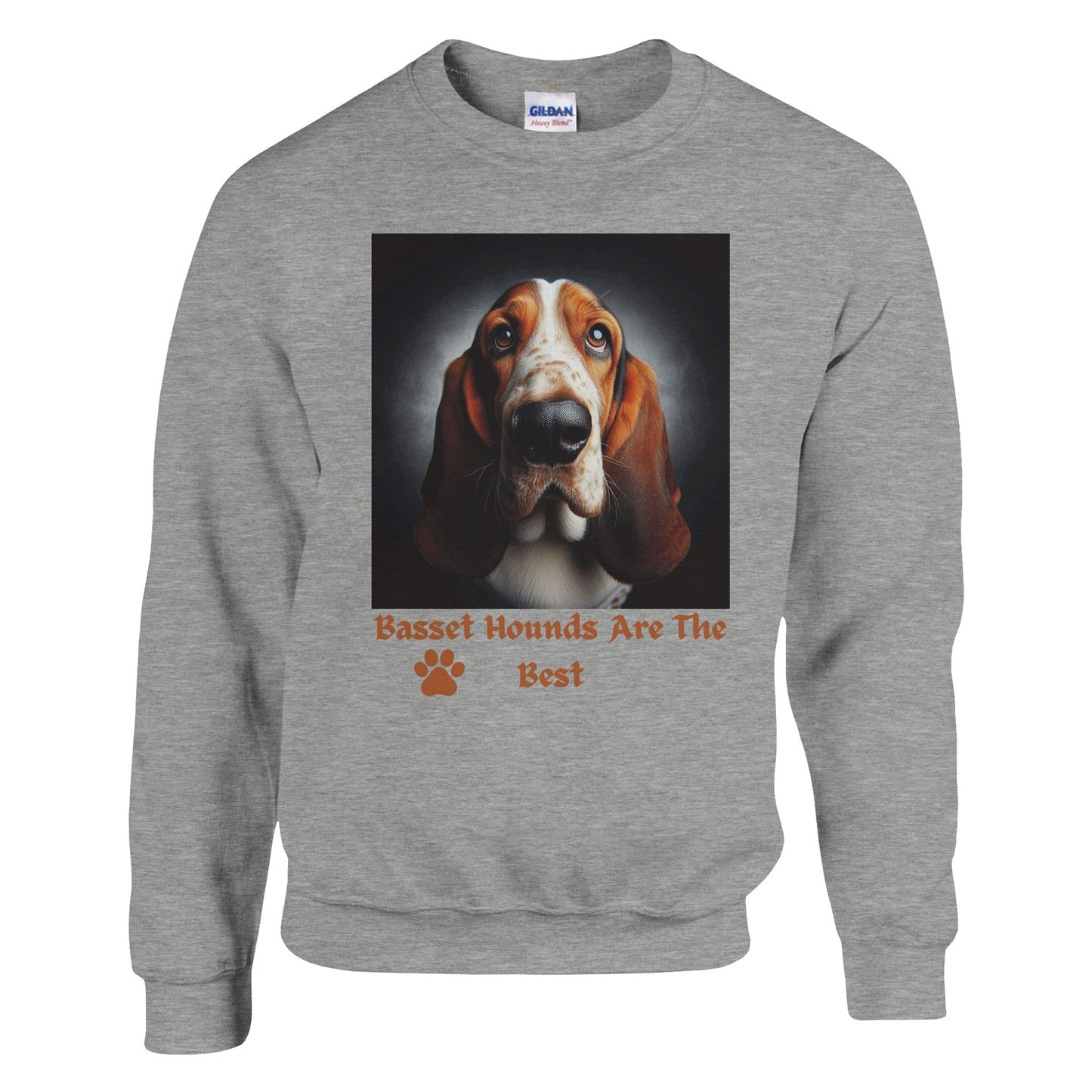 Basset Hound Dog Sweatshirt - PetSelfie - Petselfie