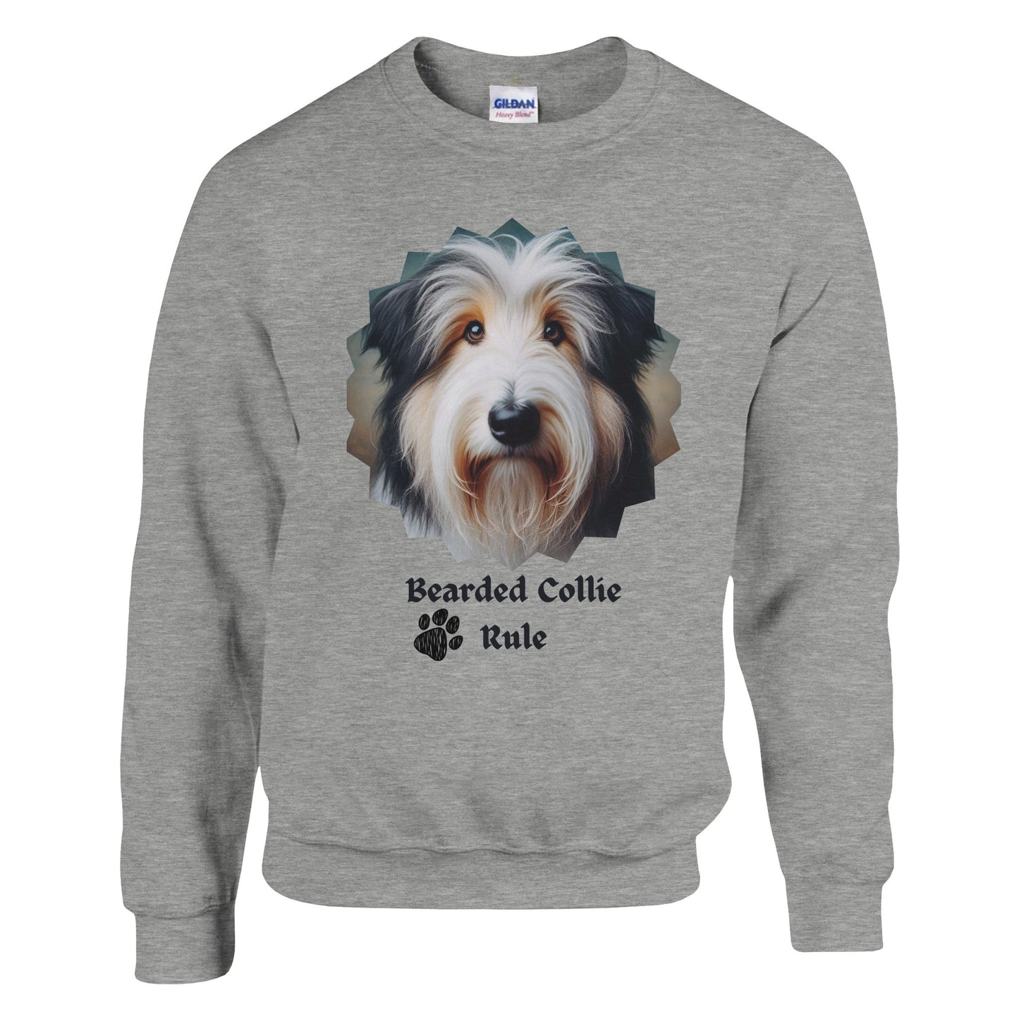 Bearded Collie Dog Sweatshirt - PetSelfie - Petselfie