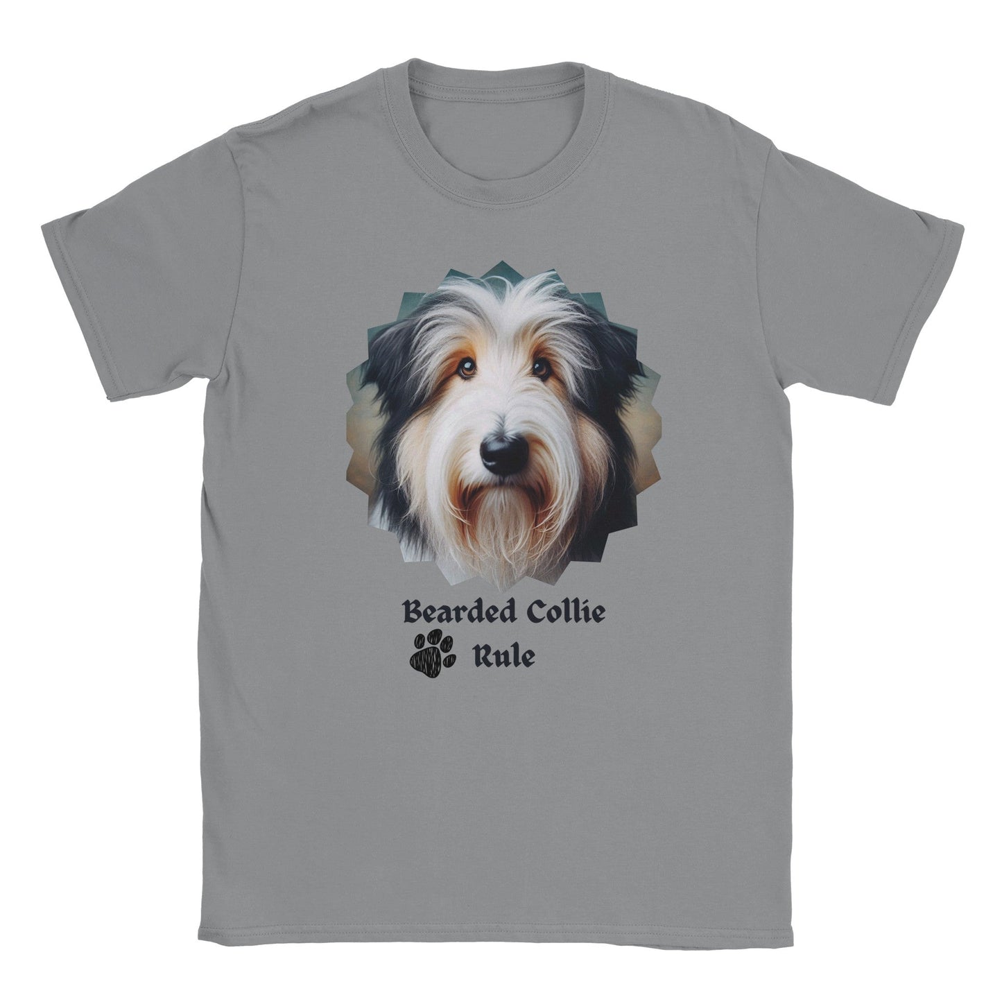 Bearded Collie Dog T-Shirt - PetSelfie - Petselfie