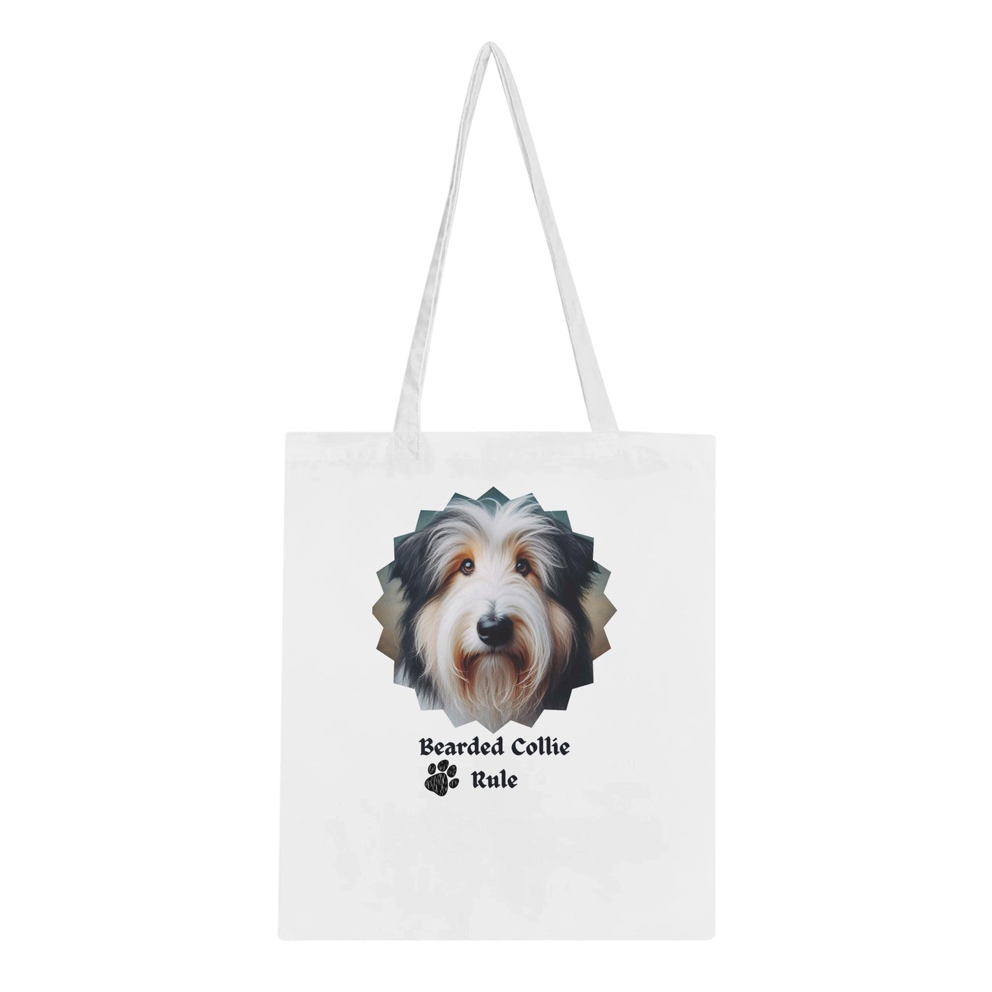 Bearded Collie Dog Tote Bag - PetSelfie - Petselfie