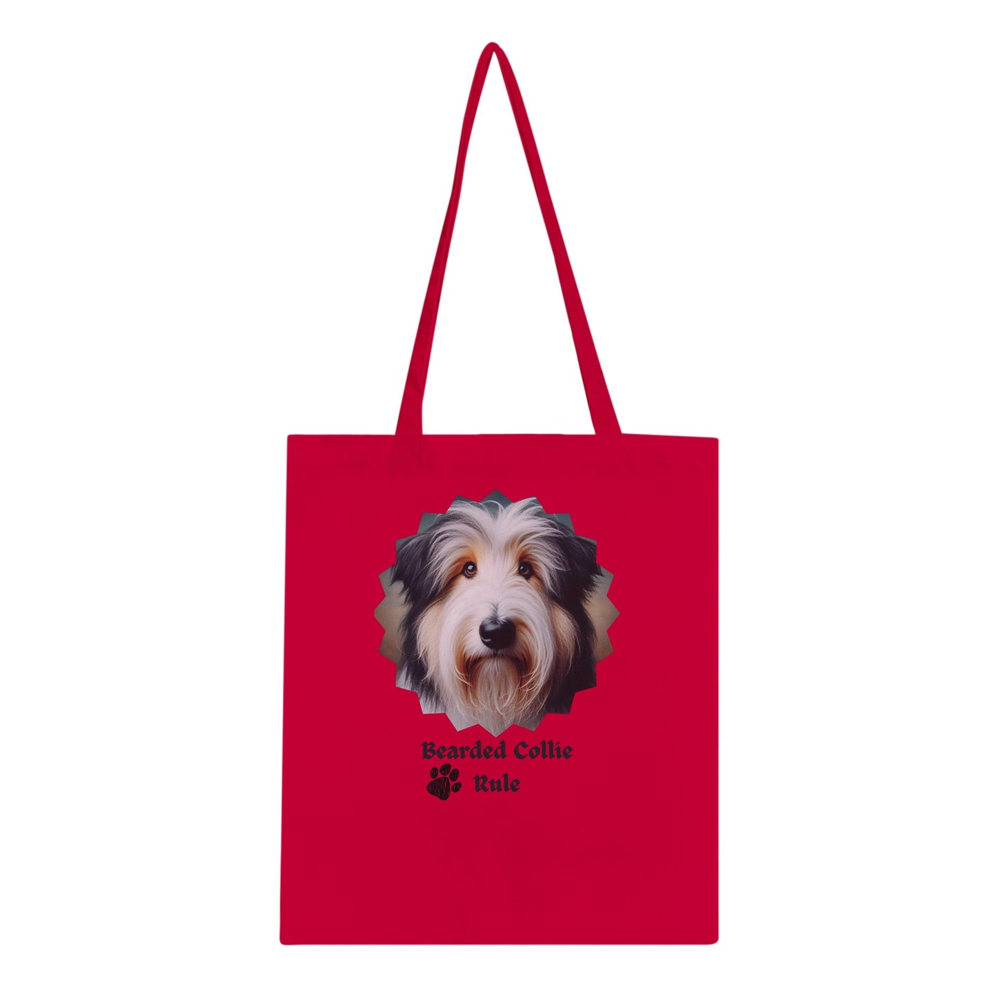 Bearded Collie Dog Tote Bag - PetSelfie - Petselfie