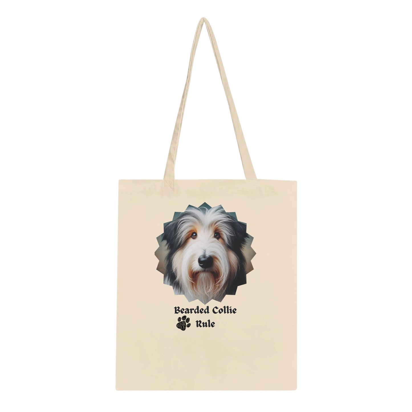 Bearded Collie Dog Tote Bag - PetSelfie - Petselfie