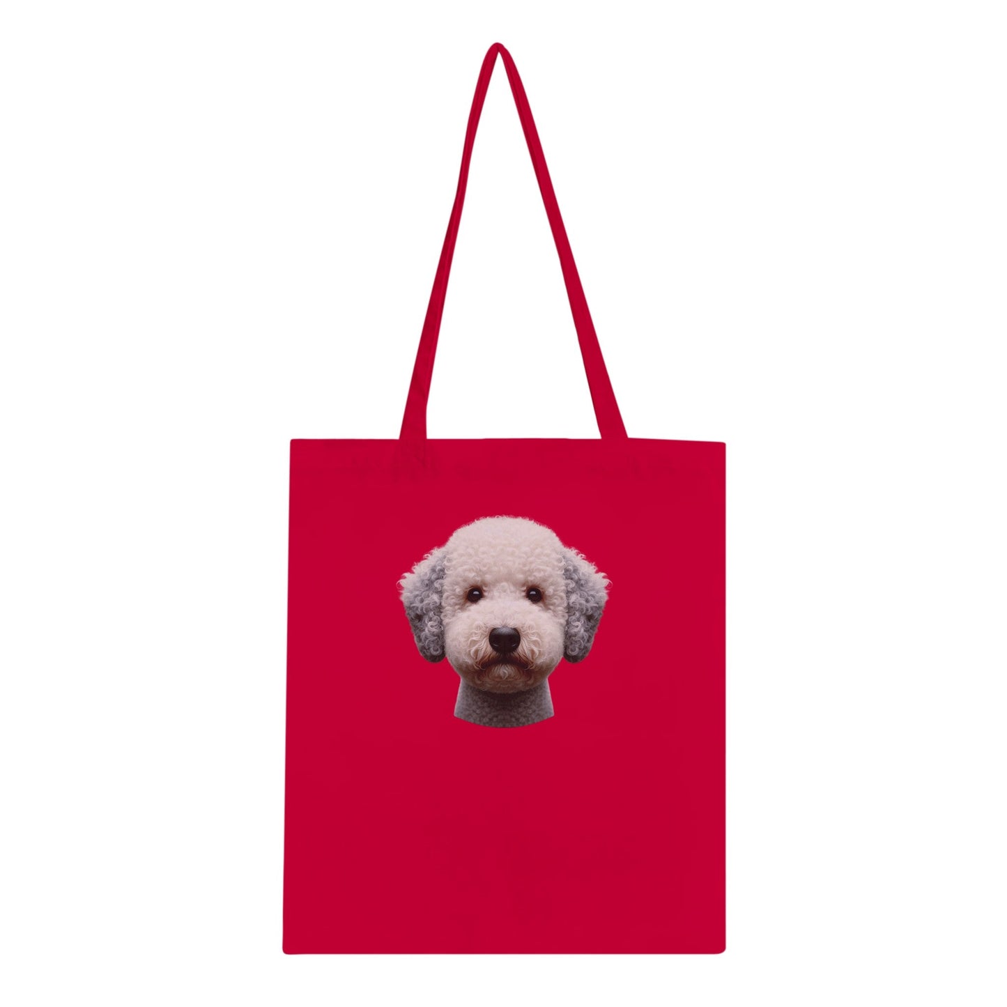 Bedlington Terrier Dog - Classic Tote Bag - PetSelfie - Petselfie