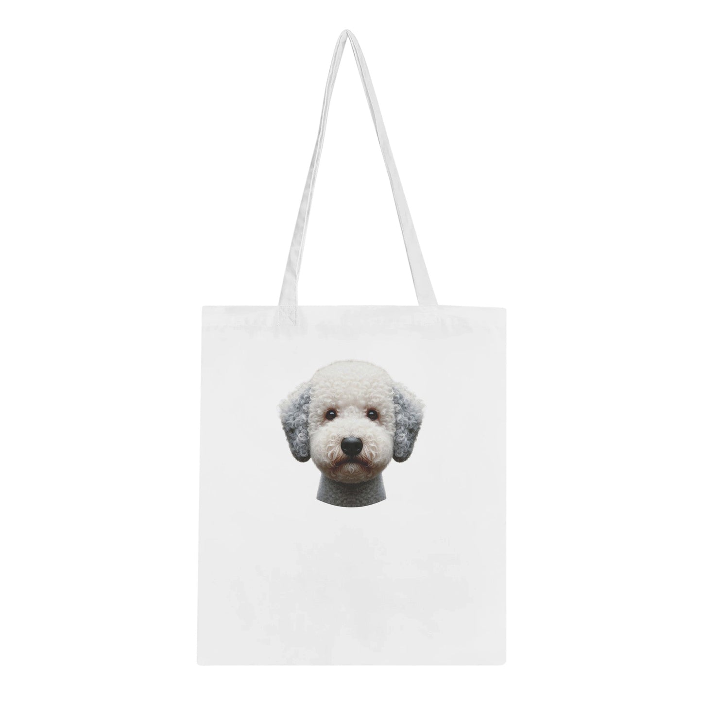 Bedlington Terrier Dog - Classic Tote Bag - PetSelfie - Petselfie
