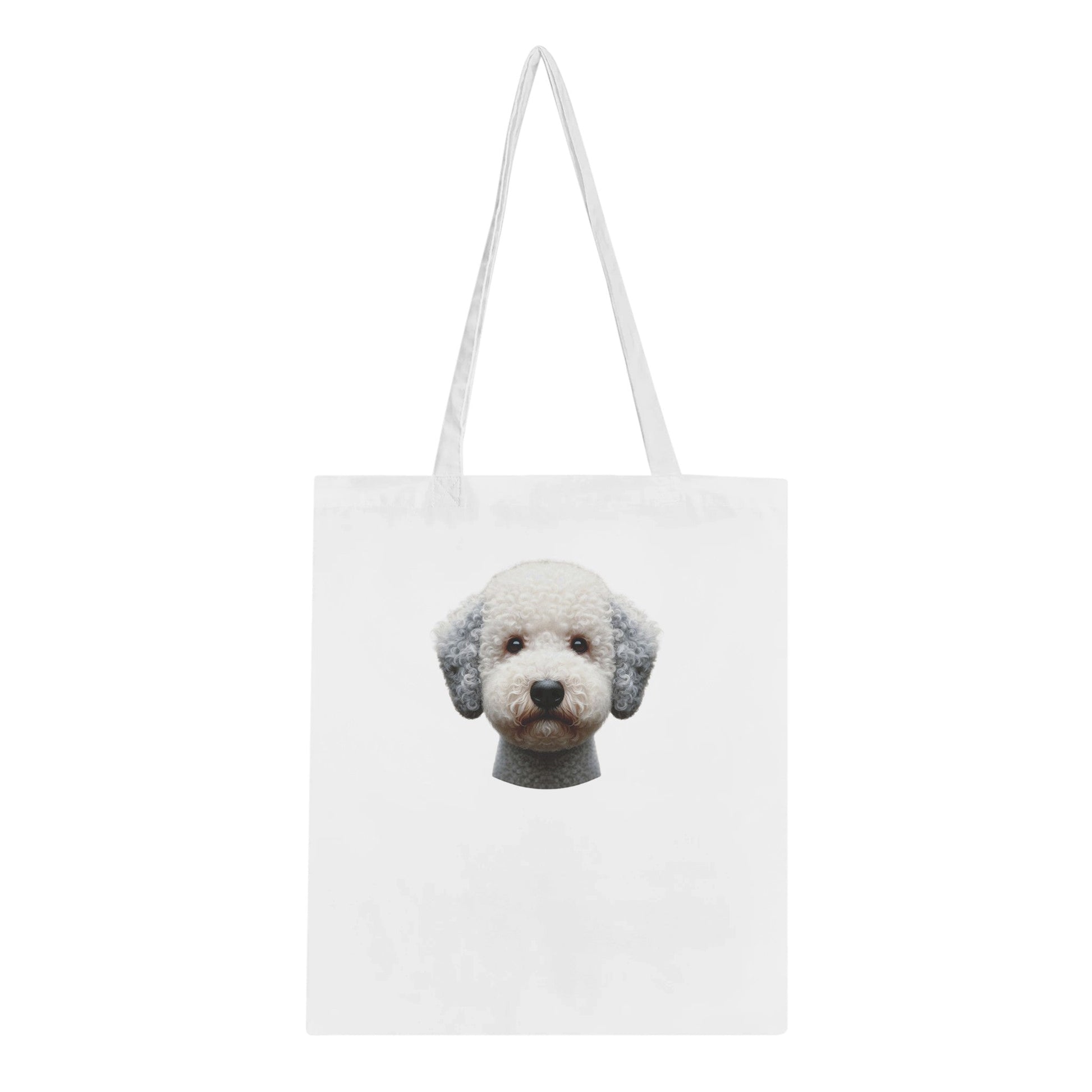 Bedlington Terrier Dog - Classic Tote Bag - PetSelfie - Petselfie
