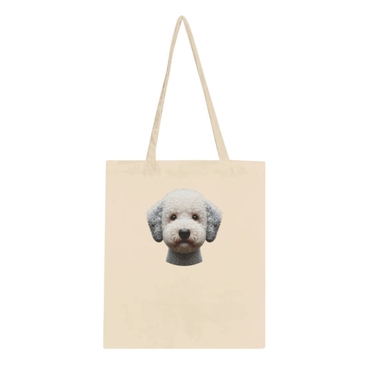 Bedlington Terrier Dog - Classic Tote Bag - PetSelfie - Petselfie